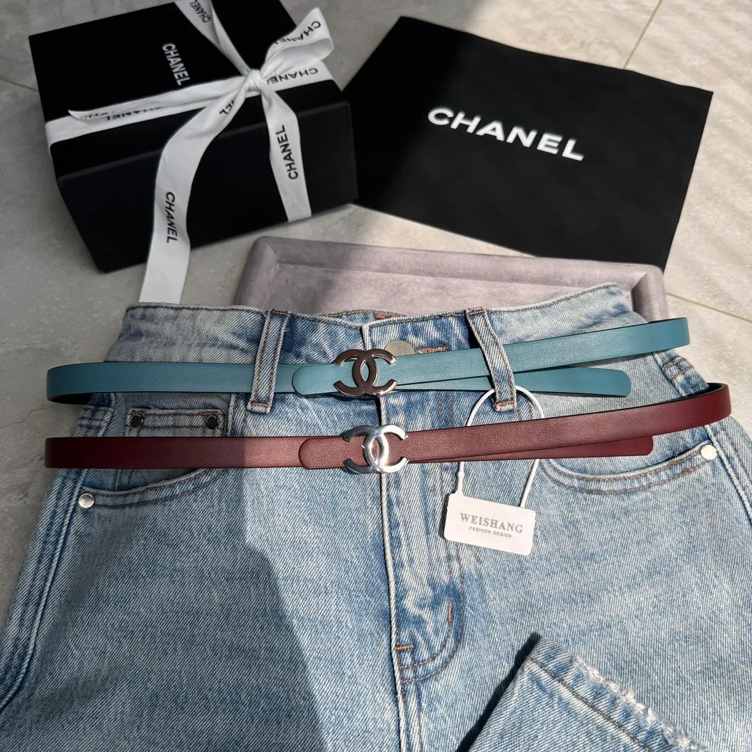 💰440💰Full package💰 💍Purchase-grade Chanel belt⚡️🌹Width 1.5cm, double-sided first-layer imported cowhide⚡️🌹Length: 75-100 Euro, copper five-button original mold opening and customization
