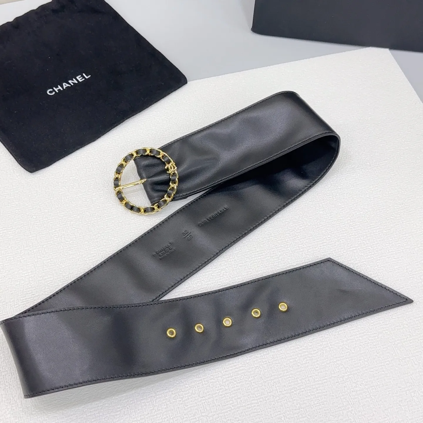 💰560💰Full package💰 💍Purchasing-grade Chanel belt⚡️🌹5.0cm double-sided first-layer sheepskin⚡️🌹Length.75.80.85.90.95.100 Euro⚡️🌹Copper hardware buckle original mold opening and customization