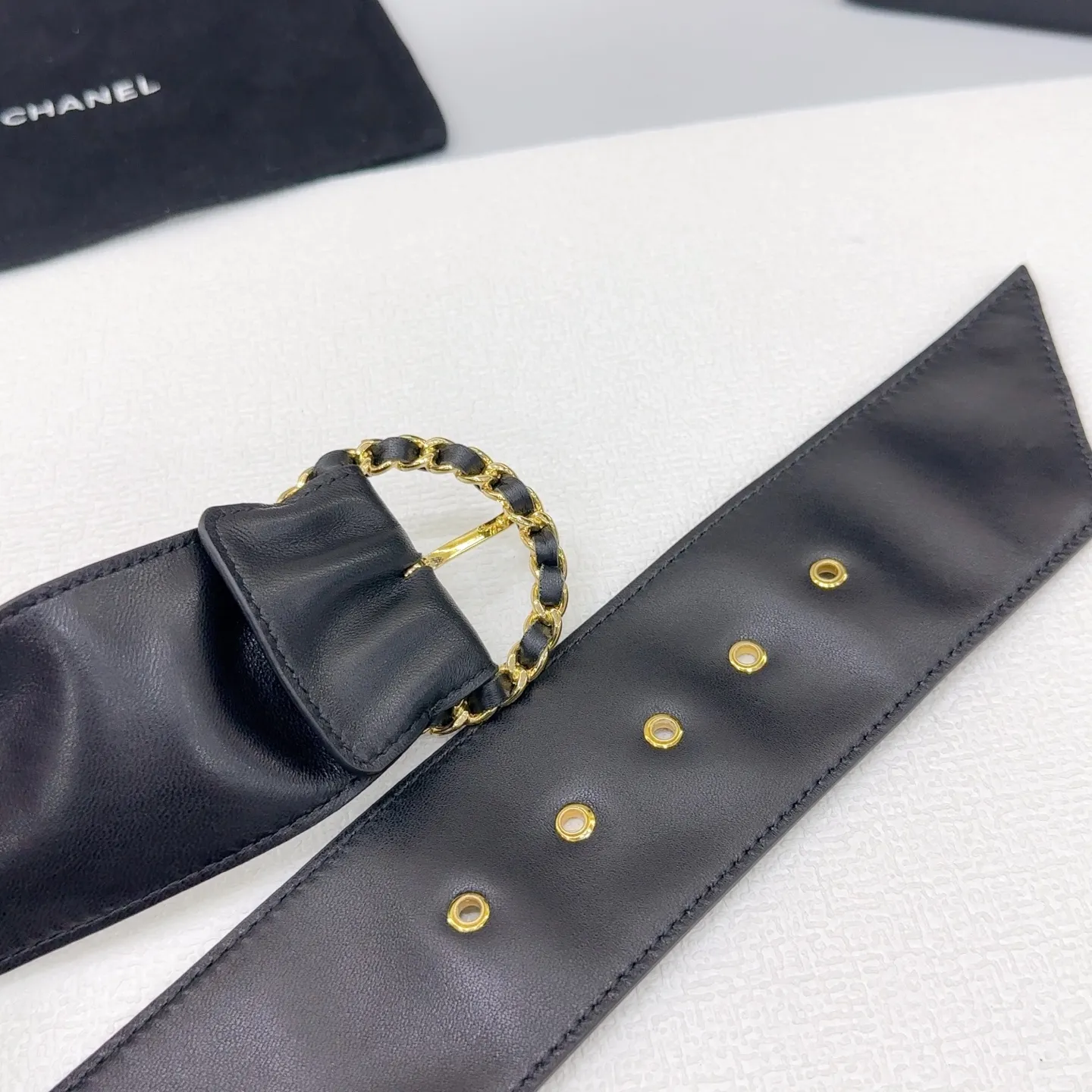 💰560💰Full package💰 💍Purchasing-grade Chanel belt⚡️🌹5.0cm double-sided first-layer sheepskin⚡️🌹Length.75.80.85.90.95.100 Euro⚡️🌹Copper hardware buckle original mold opening and customization