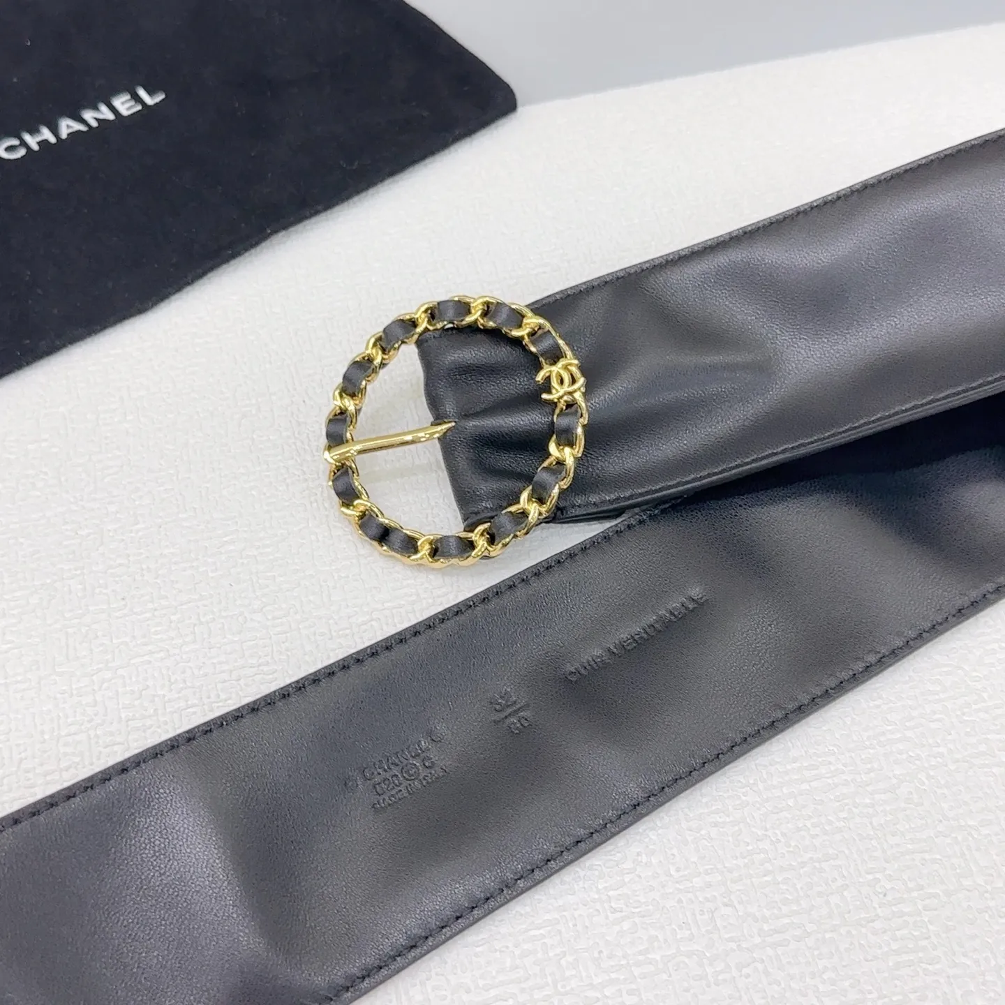 💰560💰Full package💰 💍Purchasing-grade Chanel belt⚡️🌹5.0cm double-sided first-layer sheepskin⚡️🌹Length.75.80.85.90.95.100 Euro⚡️🌹Copper hardware buckle original mold opening and customization
