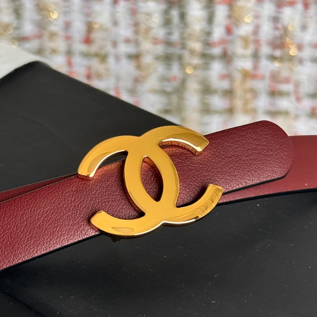 💰440💰Full package💰 💍Purchase-grade Chanel belt⚡️🌹Width 1.5cm, double-sided first-layer imported cowhide⚡️🌹Length: 75-100 Euro, copper five-button original mold opening and customization