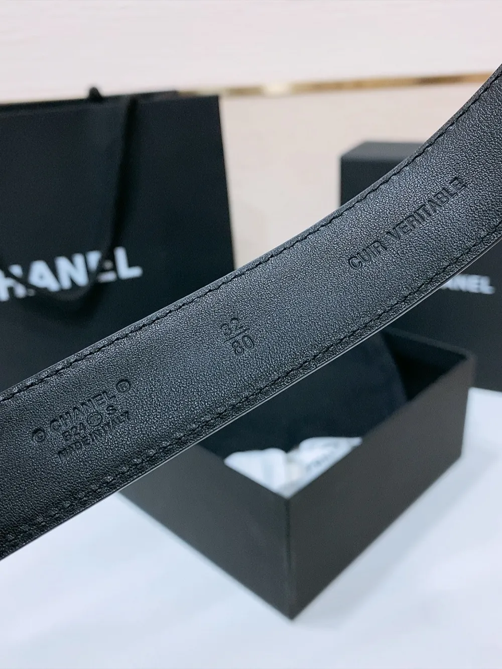 💰480💰Full package💰 💍Purchase level Chanel classic double C belt belt with logo buckle and imported calf and sheepskin body, perfect texture, simply the finishing touch in spring, belt diameter 3.0cm
