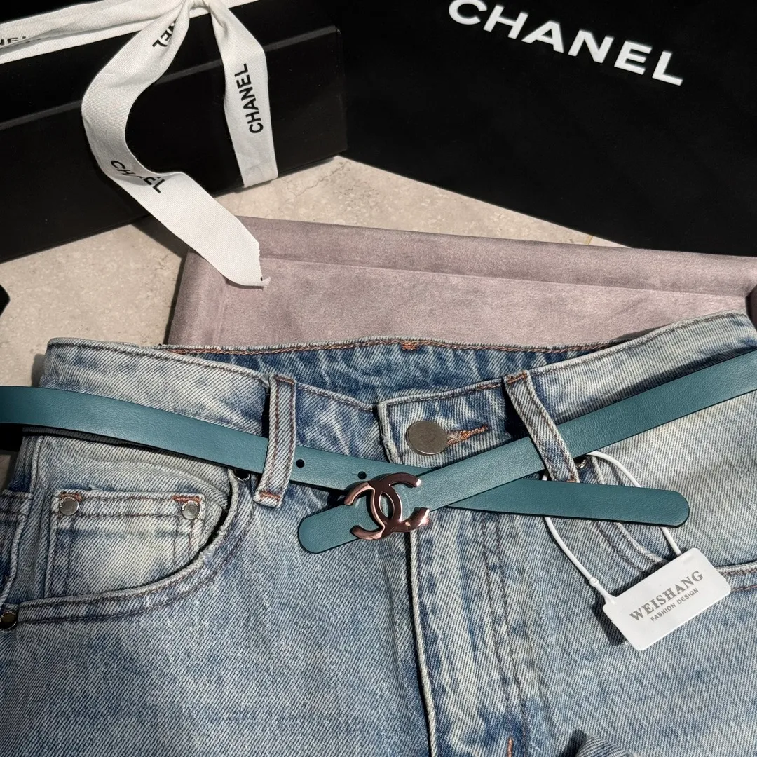 💰440💰Full package💰 💍Purchase-grade Chanel belt⚡️🌹Width 1.5cm, double-sided first-layer imported cowhide⚡️🌹Length: 75-100 Euro, copper five-button original mold opening and customization