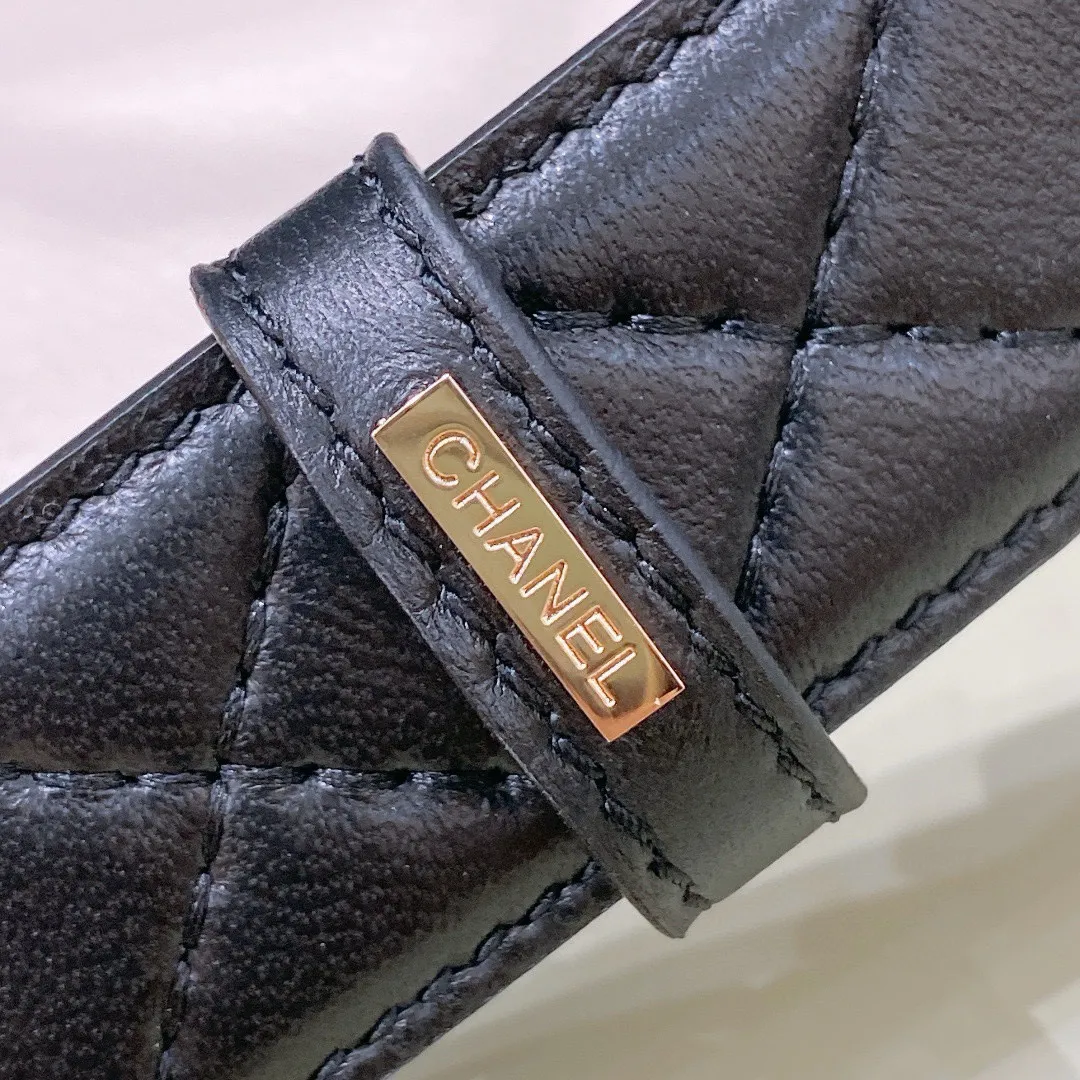 💰480💰Full package💰 💍Purchase level Chanel logo⚡️🌹Strip color cc buckle Brass gold metal 3.0cm boutique sheepskin belt feels soft and elegant