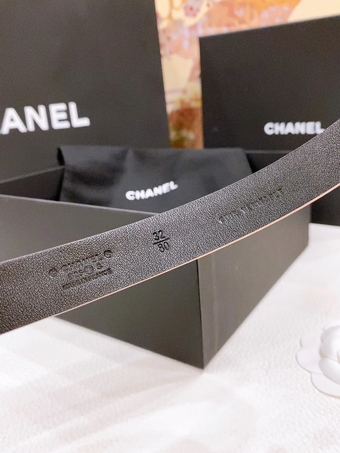 💰460💰Full package💰 💍Purchase grade Chanel chain pin buckle Imported calfskin belt Brass metal soft and delicate 2.0cm