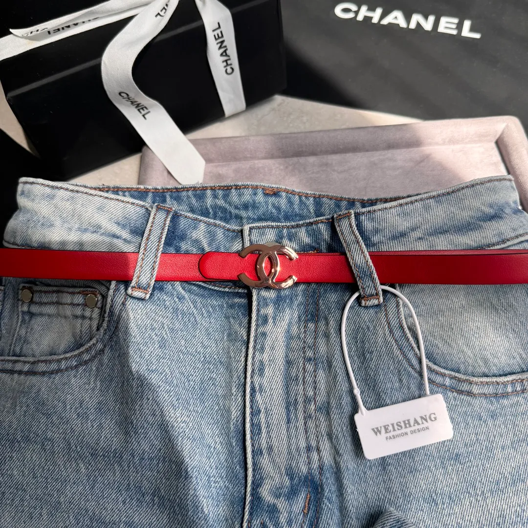 💰440💰Full package💰 💍Purchase-grade Chanel belt⚡️🌹Width 1.5cm, double-sided first-layer imported cowhide⚡️🌹Length: 75-100 Euro, copper five-button original mold opening and customization