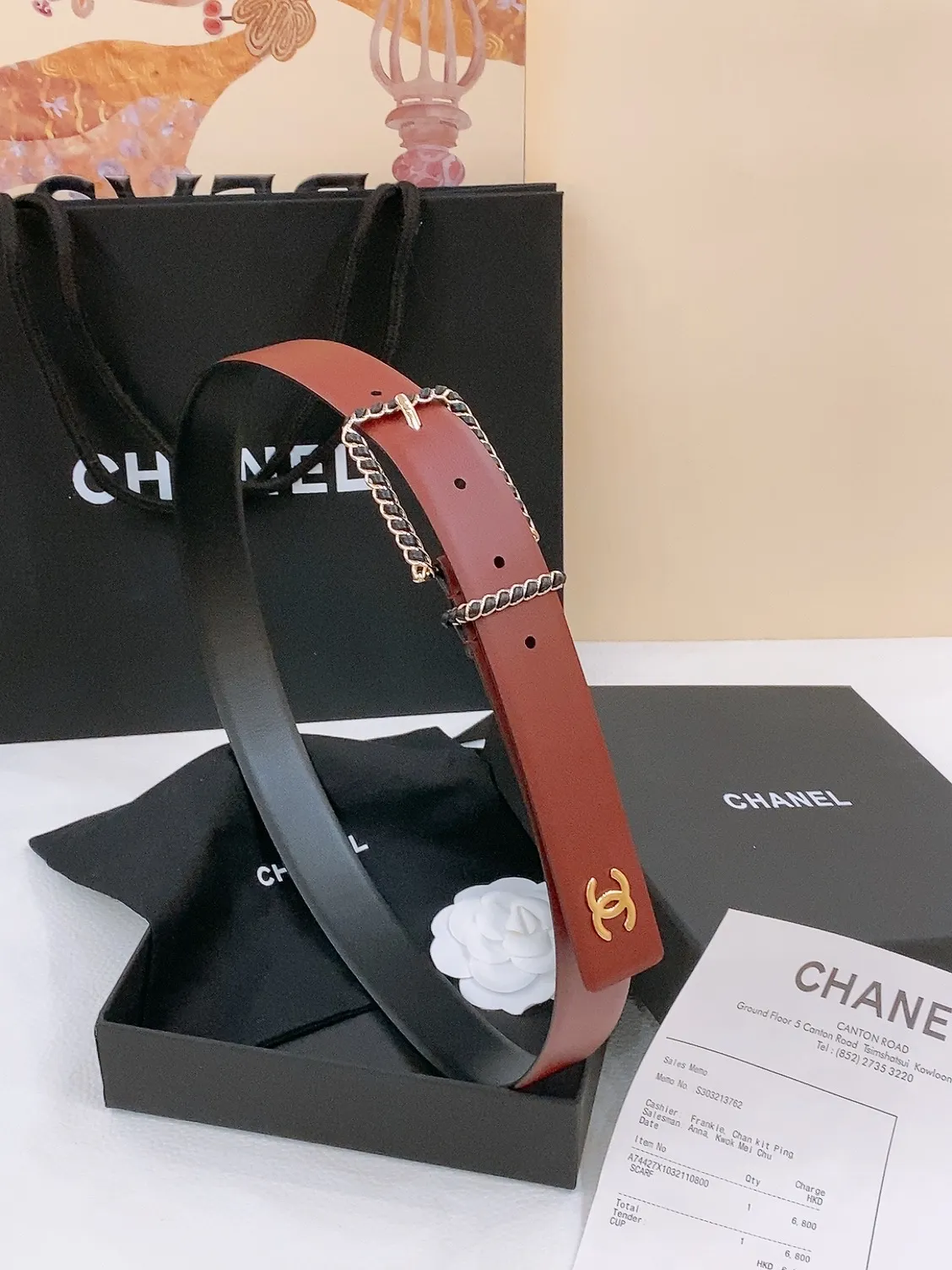 💰480💰Full package💰 💍Purchase level Chanel⚡️🌹Twisted twist pin buckle New design flip pin buckle with imported fetal cowhide belt⚡️🌹Soft touch and full texture Tail CC metal embellishment⚡️🌹Width 3.0cm