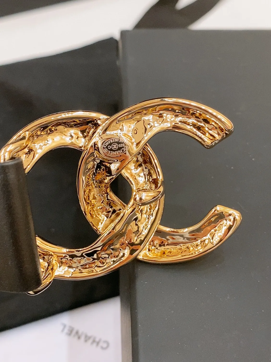 💰460💰Full package💰 💍Purchase level Chanel -chanel belt classic double C belt, CC hardware with imported calf leather body, perfect texture, simply the finishing touch in spring, belt diameter and width 3.0cm