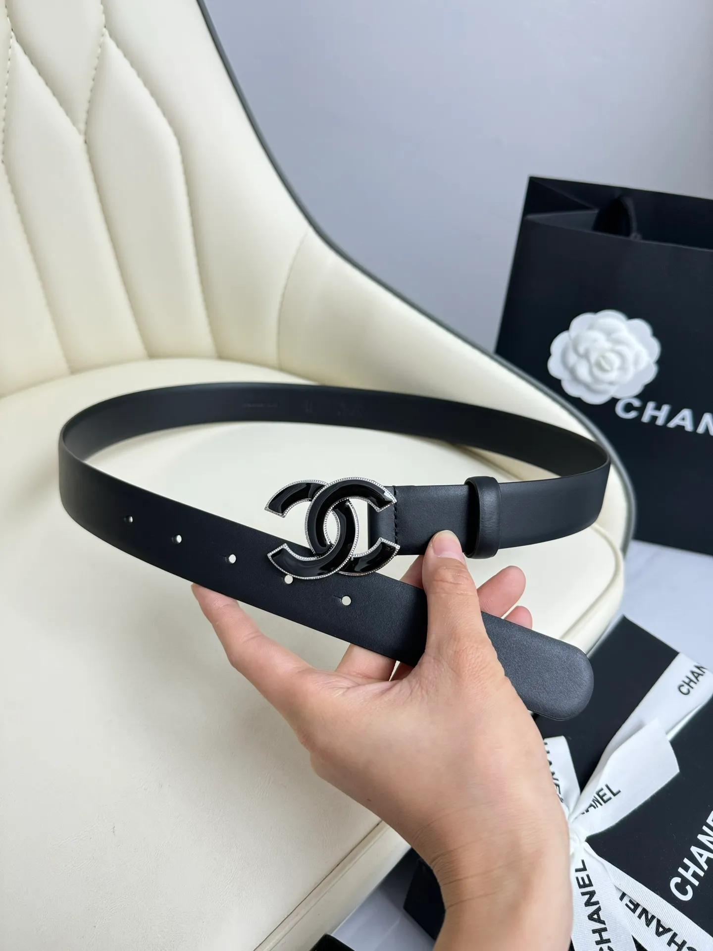 💰460💰Full set of packaging💰 💍Purchasing agent grade Chanel, original factory precision electrical discount, Italian original leather, width 3.0cm, agent purchasing grade.