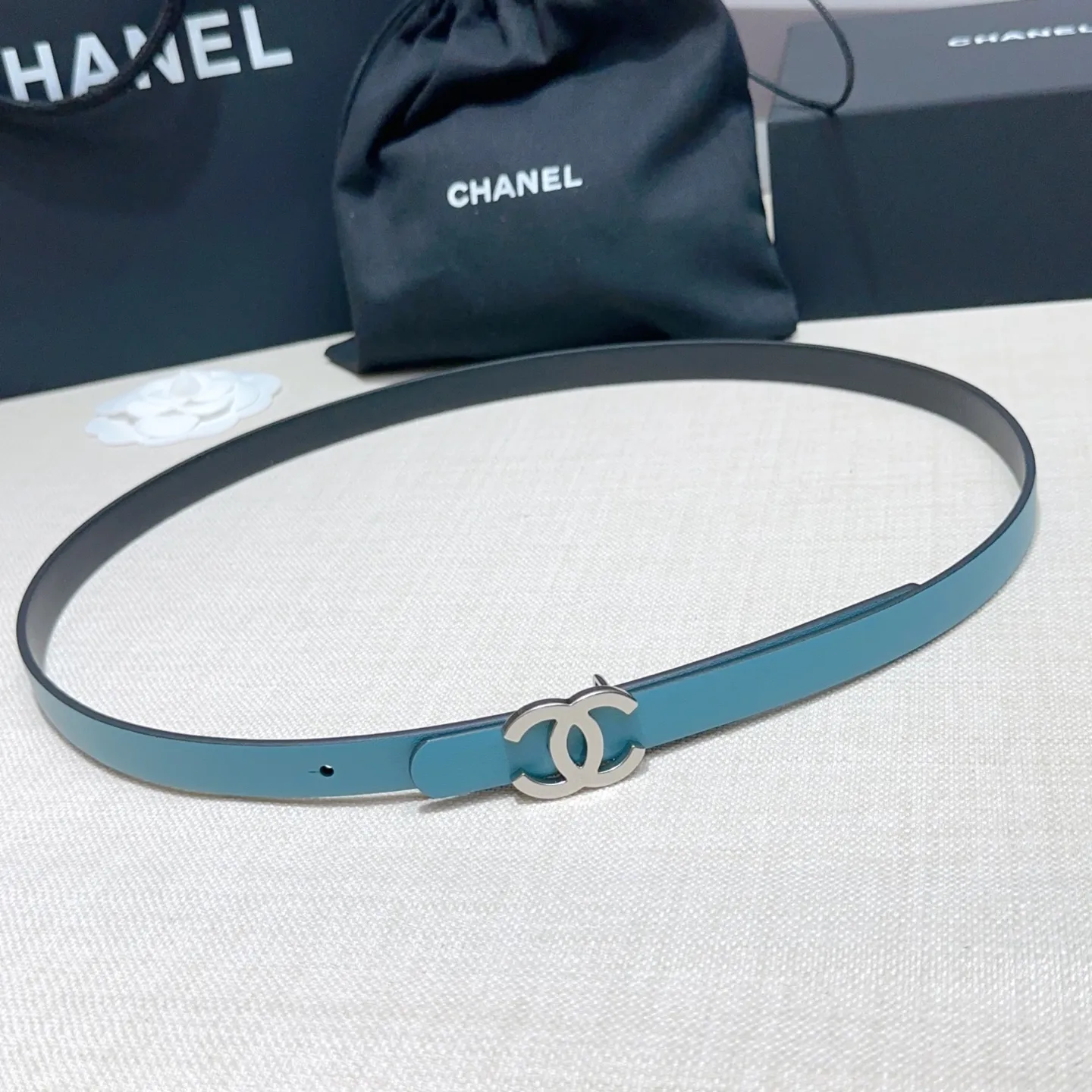 💰440💰Full package💰 💍Purchase-grade Chanel belt⚡️🌹Width 1.5cm, double-sided first-layer imported cowhide⚡️🌹Length: 75-100 Euro, copper five-button original mold opening and customization