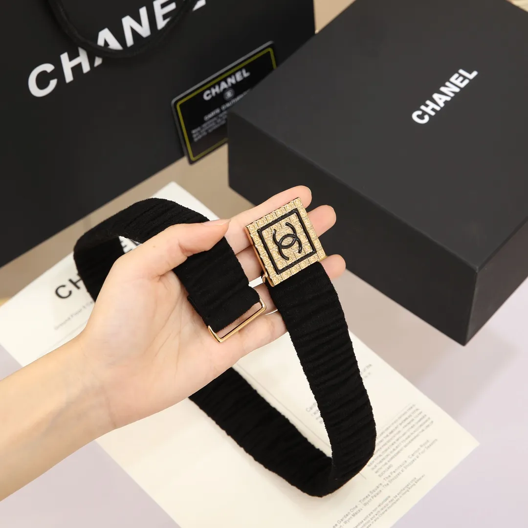 💰460💰Full package💰 💍Purchase level Chanel chanel⚡️🌹cc squares resin white and black logo small squares brass logo buckle calfskin silver metal and gold metal 3.0cm high-quality elastic versatile elegant elegant code number including buckle S=65cm total length (available 75, 80, 85) M=70cm L =75cm XL=80cm, one size can be used in 3 to 4 sizes!
