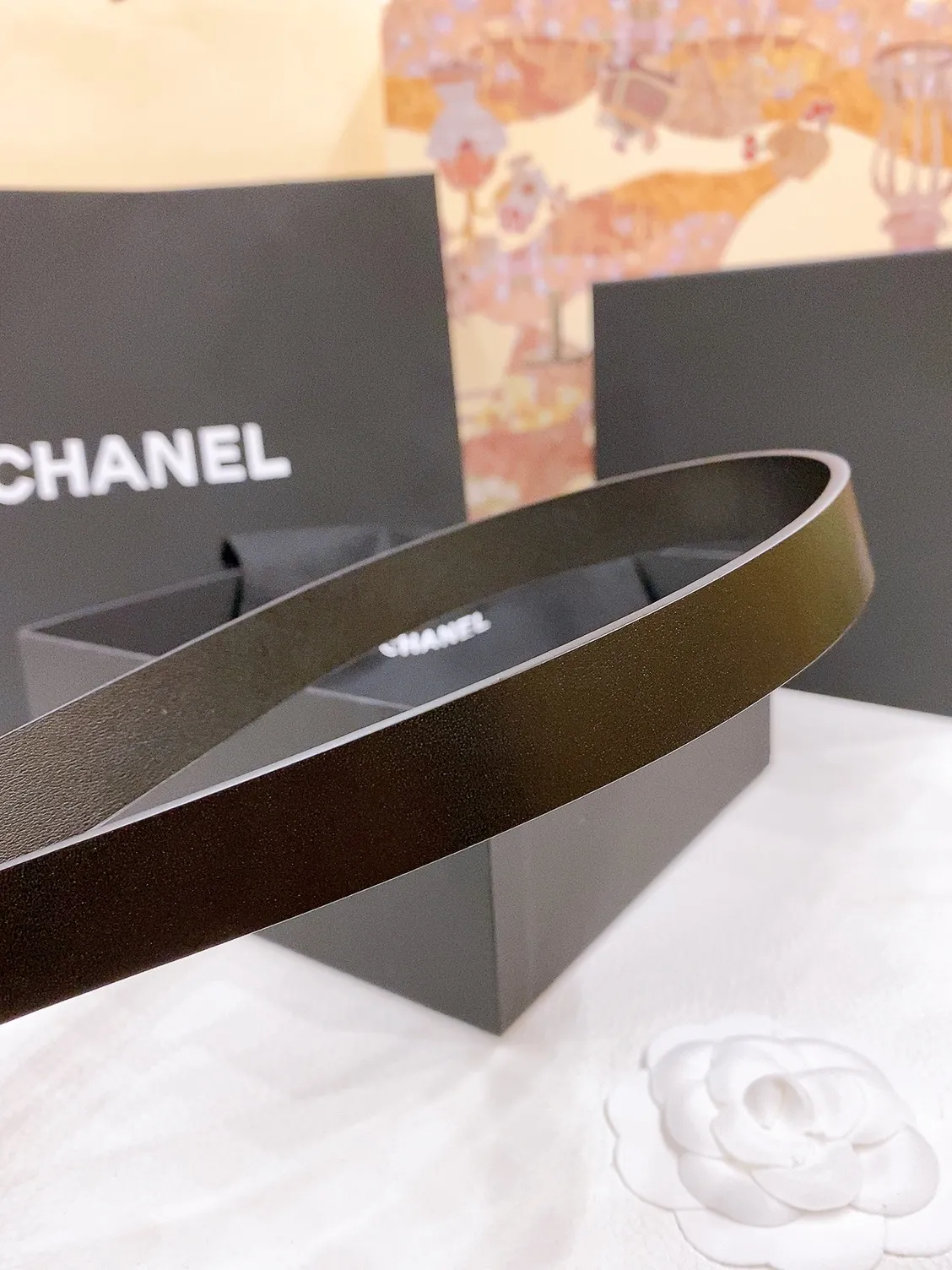 💰480💰Full package💰 💍Purchase grade Chanel pin buckle rhinestone imported calfskin belt brass metal soft and delicate 2.0cm