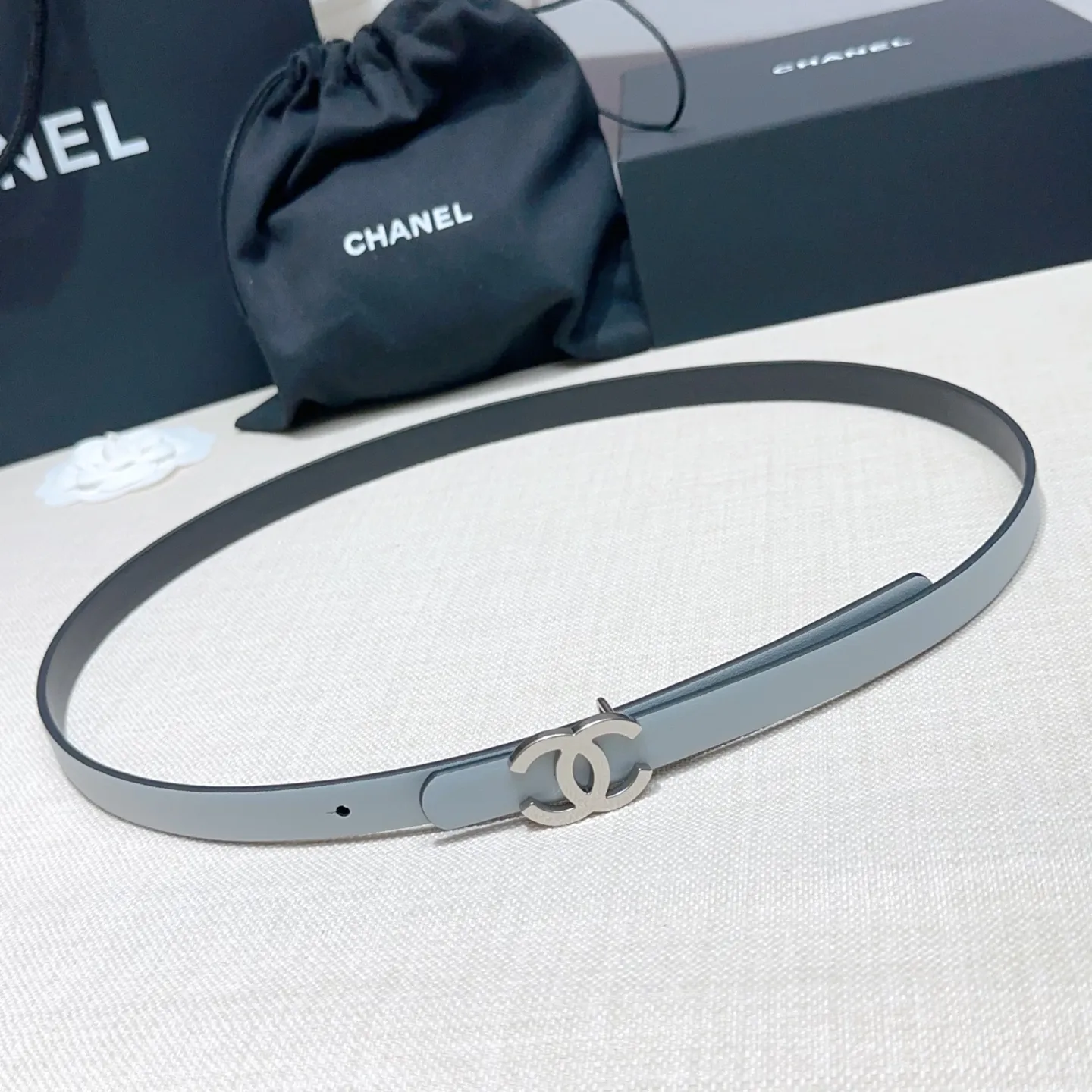 💰440💰Full package💰 💍Purchase-grade Chanel belt⚡️🌹Width 1.5cm, double-sided first-layer imported cowhide⚡️🌹Length: 75-100 Euro, copper five-button original mold opening and customization