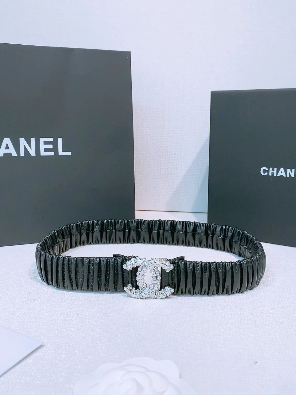 💰460💰Full package💰 💍Purchase level Chanel ⚡️🌹chanel 25c cc rhinestones Brass logo buckle Calfskin Silver metal and gold metal 3.0cm boutique Full of elasticity Versatile Elegant Size including buckle S=65cm total length (available 75, 80, 85) M=70cm L =75cm XL=80cm, one size can be used in 3 to 4 sizes!