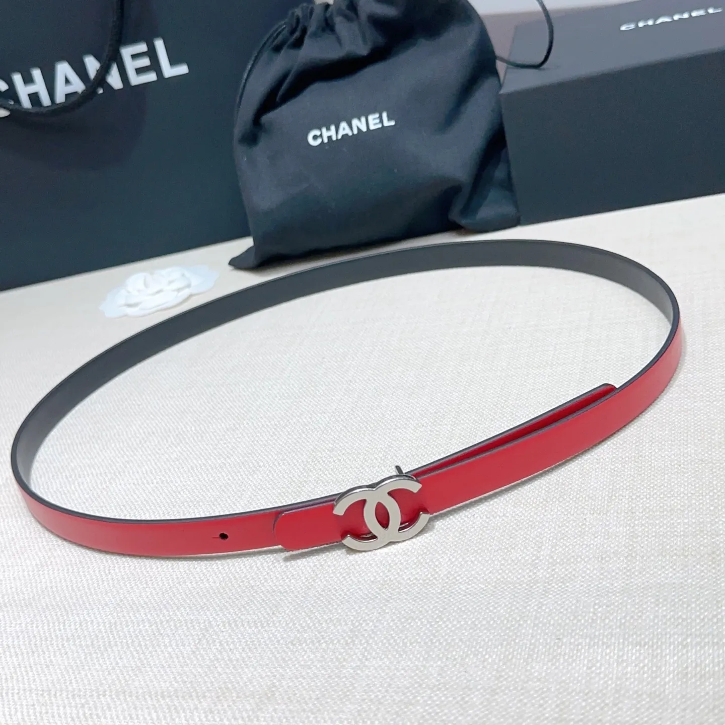 💰440💰Full package💰 💍Purchase-grade Chanel belt⚡️🌹Width 1.5cm, double-sided first-layer imported cowhide⚡️🌹Length: 75-100 Euro, copper five-button original mold opening and customization