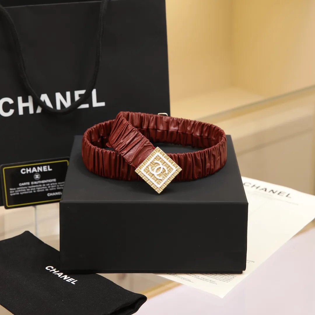 💰460💰Full package💰 💍Purchase level Chanel chanel⚡️🌹cc squares resin white and black logo small squares brass logo buckle calfskin silver metal and gold metal 3.0cm high-quality elastic versatile elegant elegant code number including buckle S=65cm total length (available 75, 80, 85) M=70cm L =75cm XL=80cm, one size can be used in 3 to 4 sizes!