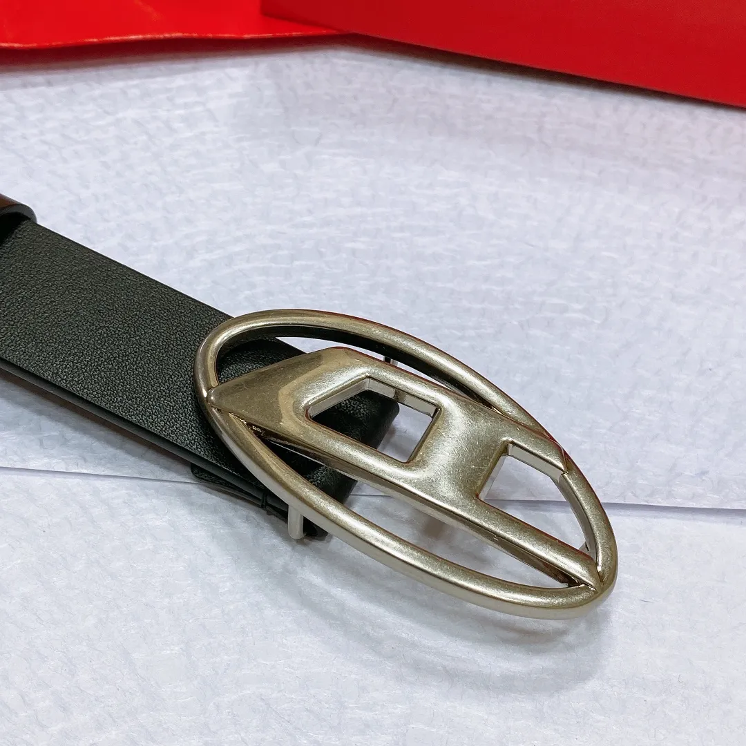 💰480💰Authentic packaging💰 💍Purchasing-grade Diesel tree paste leather, retro silver buckle, popular trendy brand, width 3.0cm