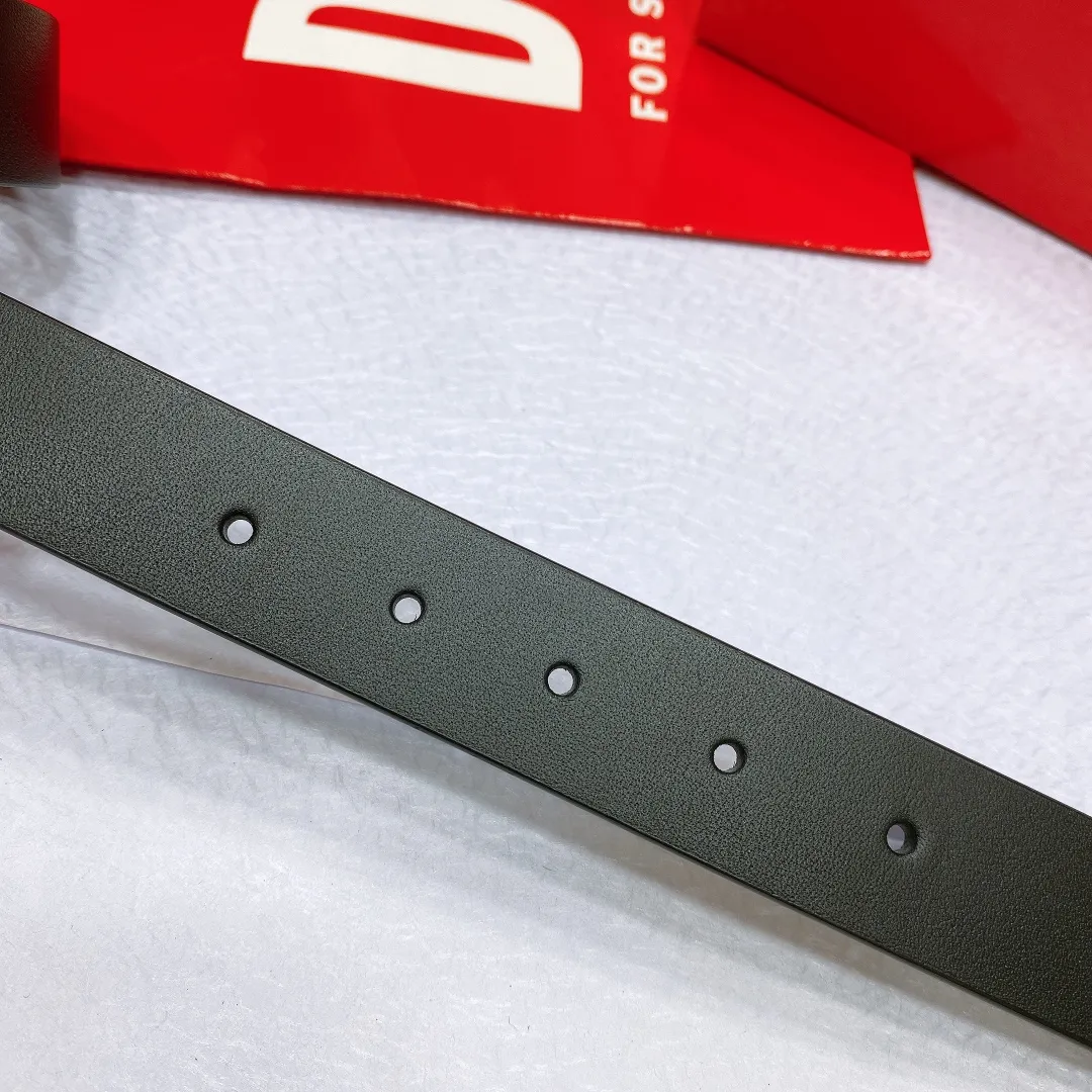 💰480💰Authentic packaging💰 💍Purchasing-grade Diesel tree paste leather, retro silver buckle, popular trendy brand, width 3.0cm