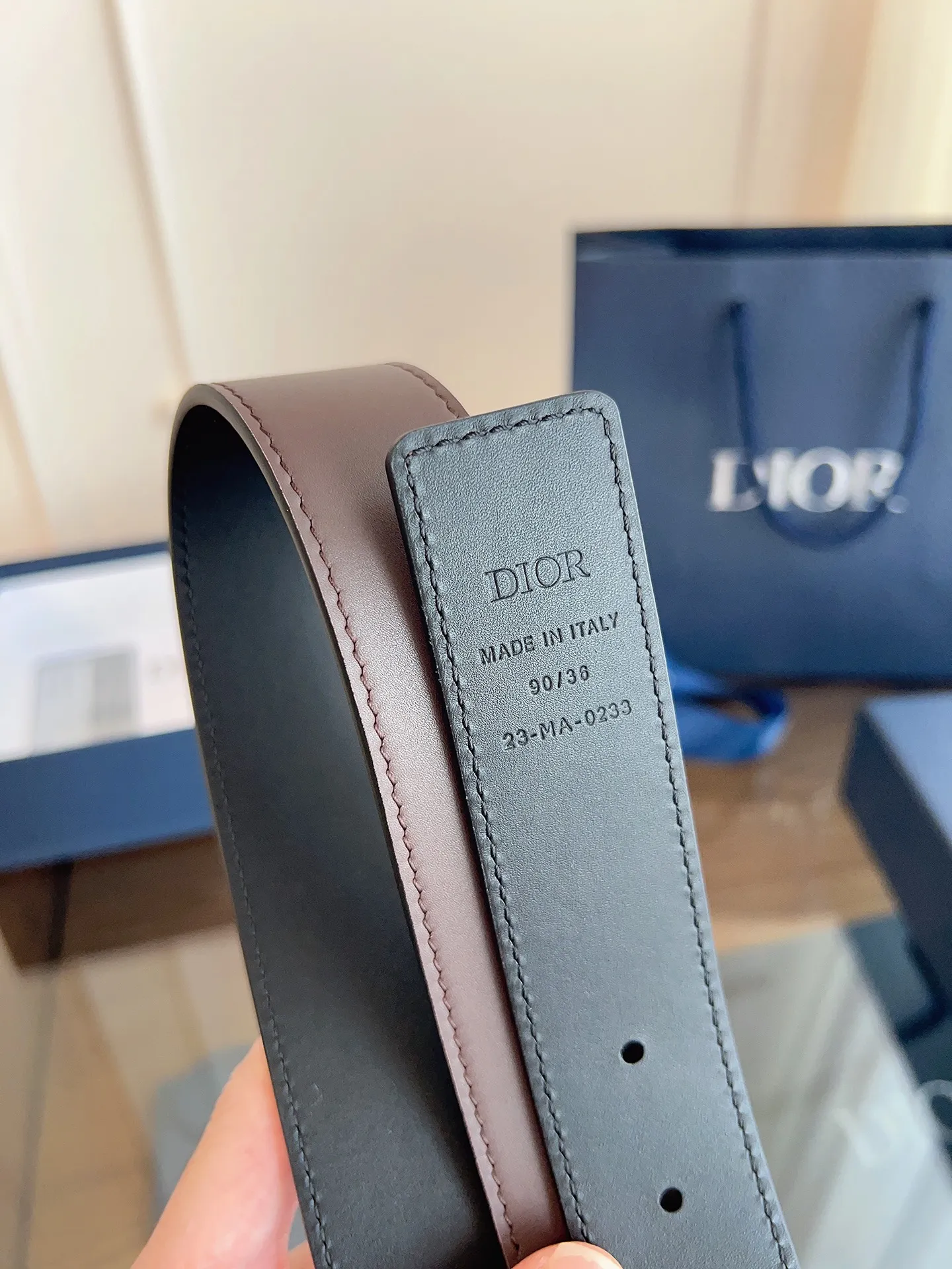 💰460💰Full package💰 💍Purchasing-grade DIOR⚡️🌹Enhanced version🇫🇷French original leather, brown/black full leather. There is no doubt about the quality. There is no better, only the best⚡️🌹Size 3.5 cm