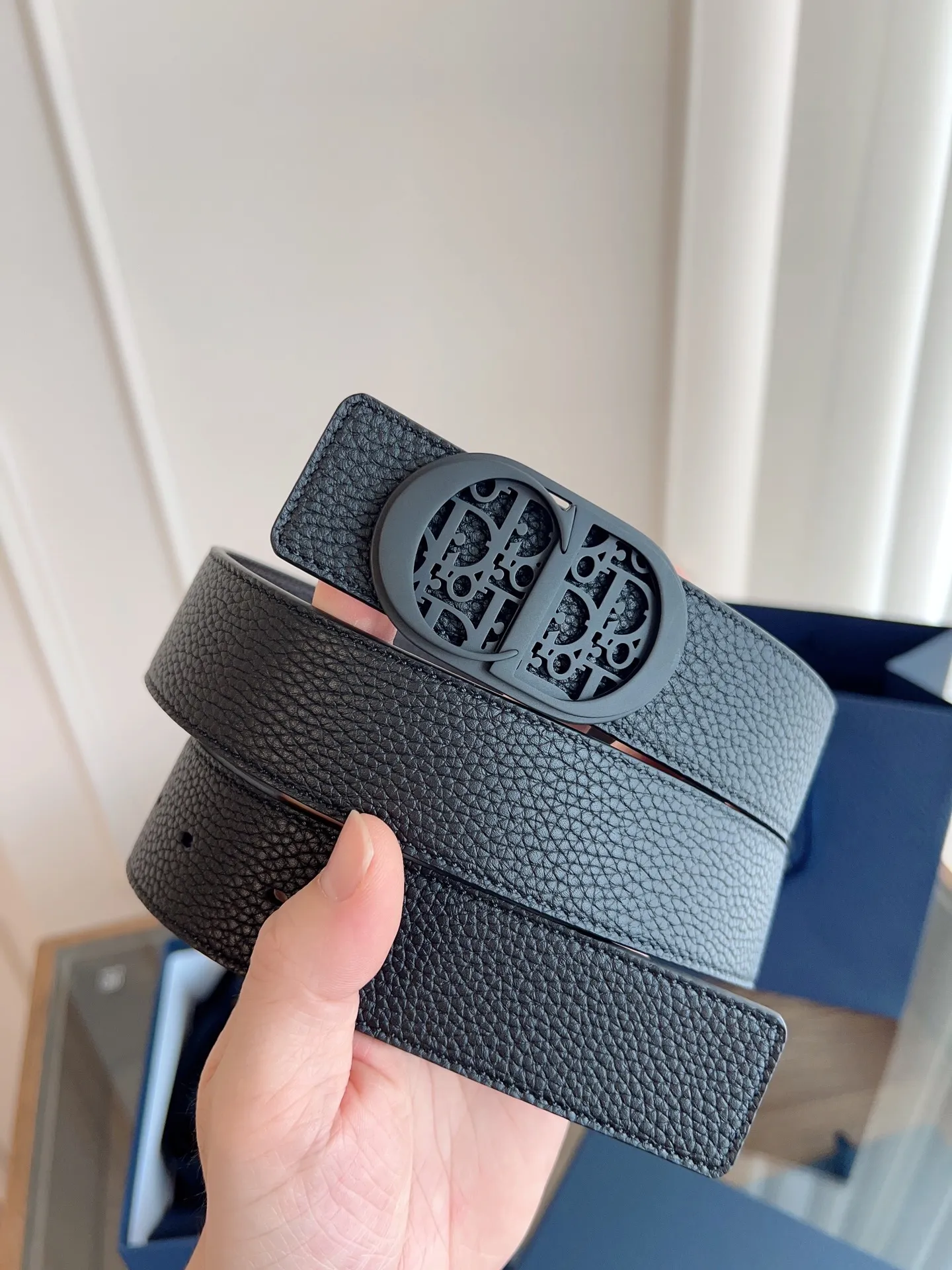 💰480💰Full package💰 💍Purchase-grade "DIOR" Dior/enhanced version🇫🇷French original leather, brown/black full leather. There is no doubt about the quality. There is no better, only the best. Size 3.5 cm