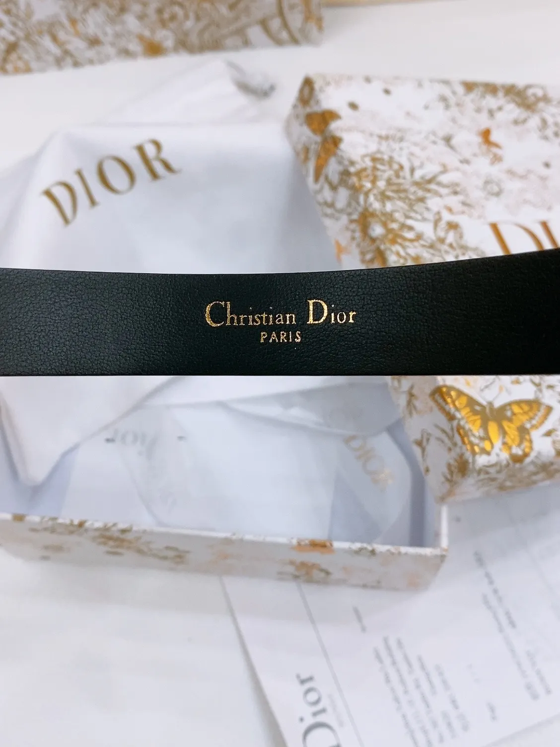 💰440💰Full package💰 💍Purchase level Dior Saddle Belt Brass hardware Double-sided saddle belt Grained cowhide surface and smooth cowhide bottom Soft and delicate feel Belt 2.0cm
