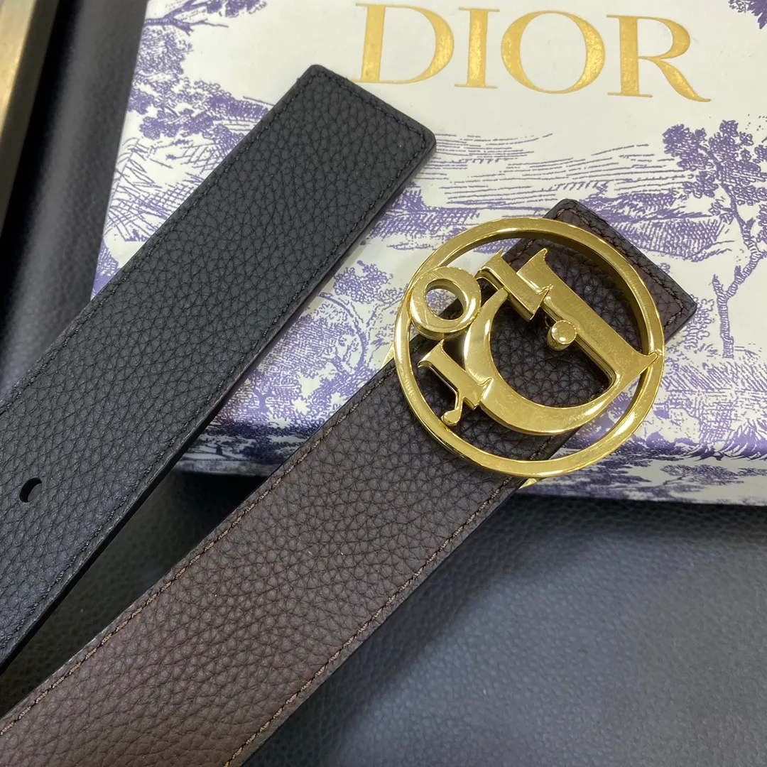 💰460💰Authentic packaging💰 💍Purchasing-grade Dior DIOR new stainless steel hardware 3.5CM wide, imported first-layer cowhide with classic letter cloth. Matched with the original single ruthenium-palladium electroplated CD buckle, feel. The oil edges are almost perfect, the original leather is customized