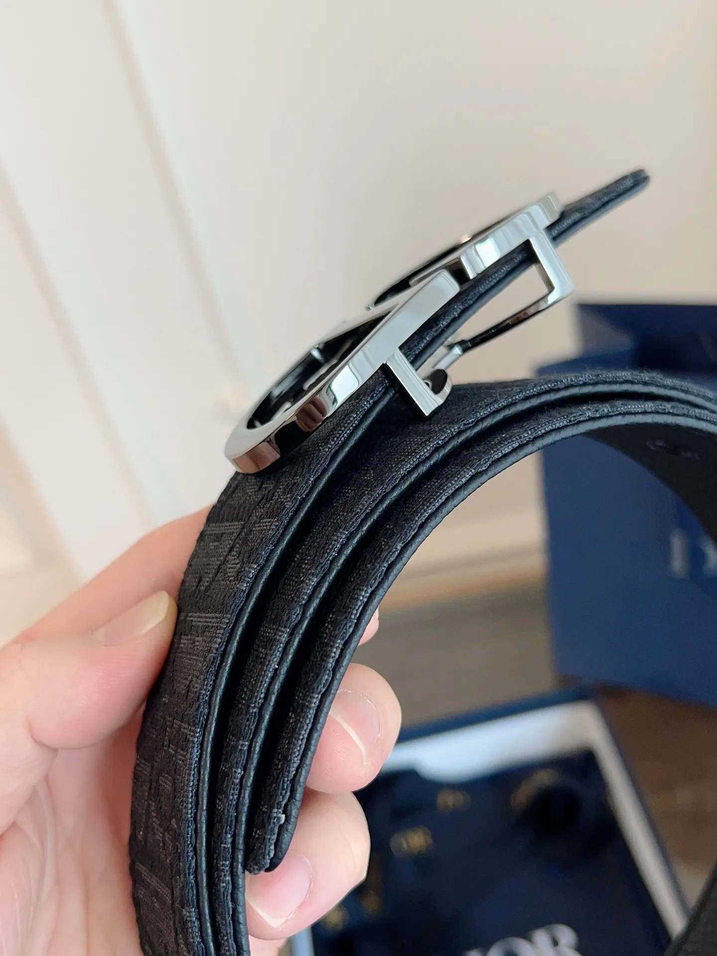 💰480💰Full package💰 💍Purchase-grade "DIOR" Dior/enhanced version🇫🇷French original leather, Oblique black cloth/black cowhide. The quality is beyond doubt. There is no better, only the best. Size 3.5 cm