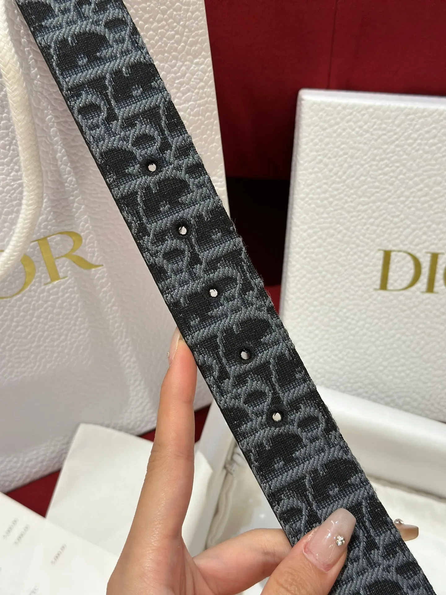 💰460💰Full package💰 💍Purchase-grade Dior imported calfskin soft belt C. D classic logo metal buckle new design buckle calfskin soft belt 3.5cm boutique