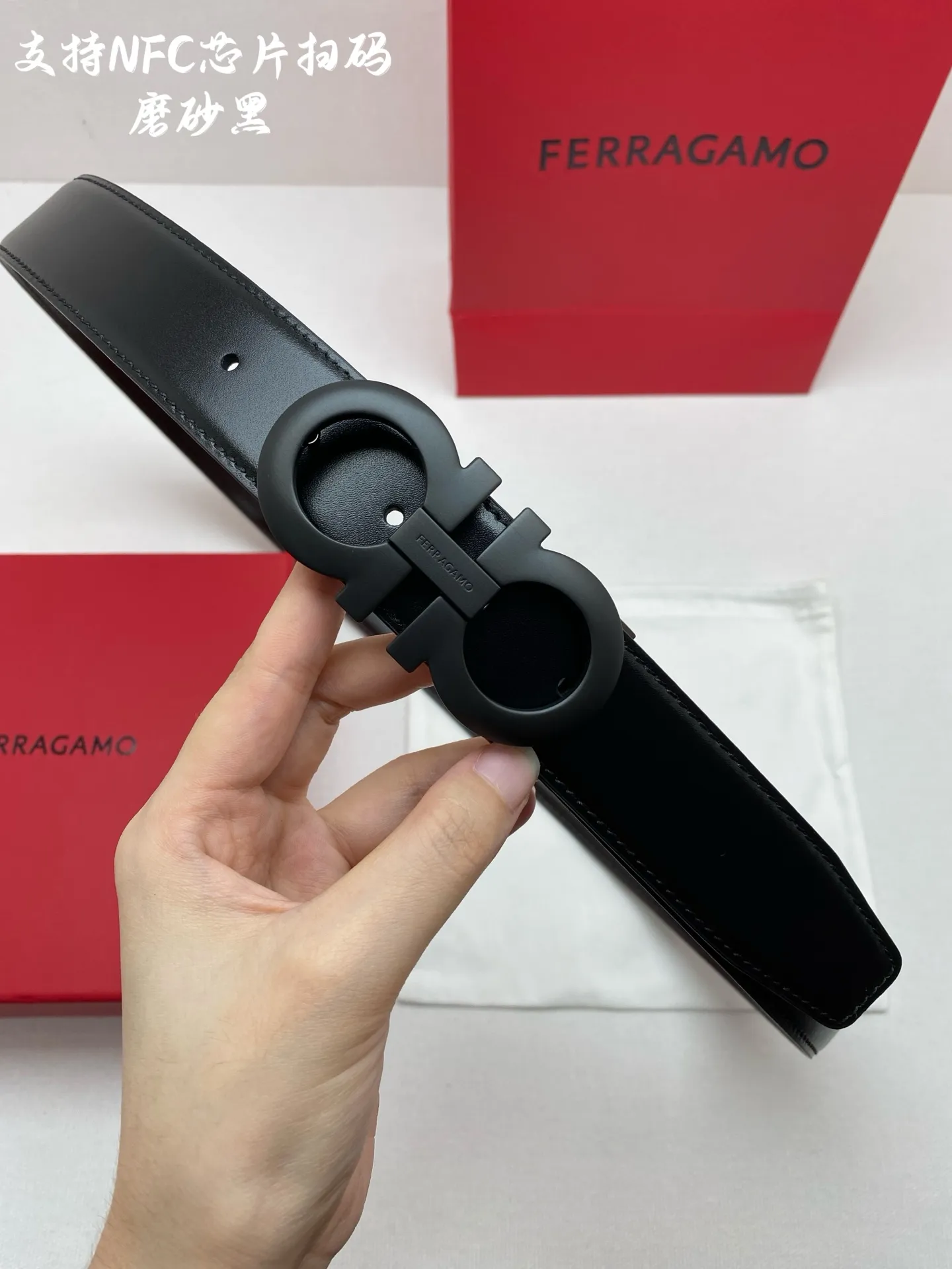 💰440💰Full package💰 💍Purchasing agent Ferragamo⚡️🌹3.5cm high-end customized men's belt, double-sided imported cowhide, you can choose to match it. Genuine material, very textured, fashionable and classic without losing style, can be cut by yourself