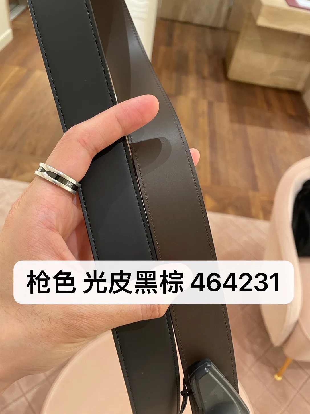 💰760💰 Guoxian Ferragamo men's belt, gun color black brown, double-sided, can be cut freely, the size is more suitable, accessories 🈶box, dust bag, handbag