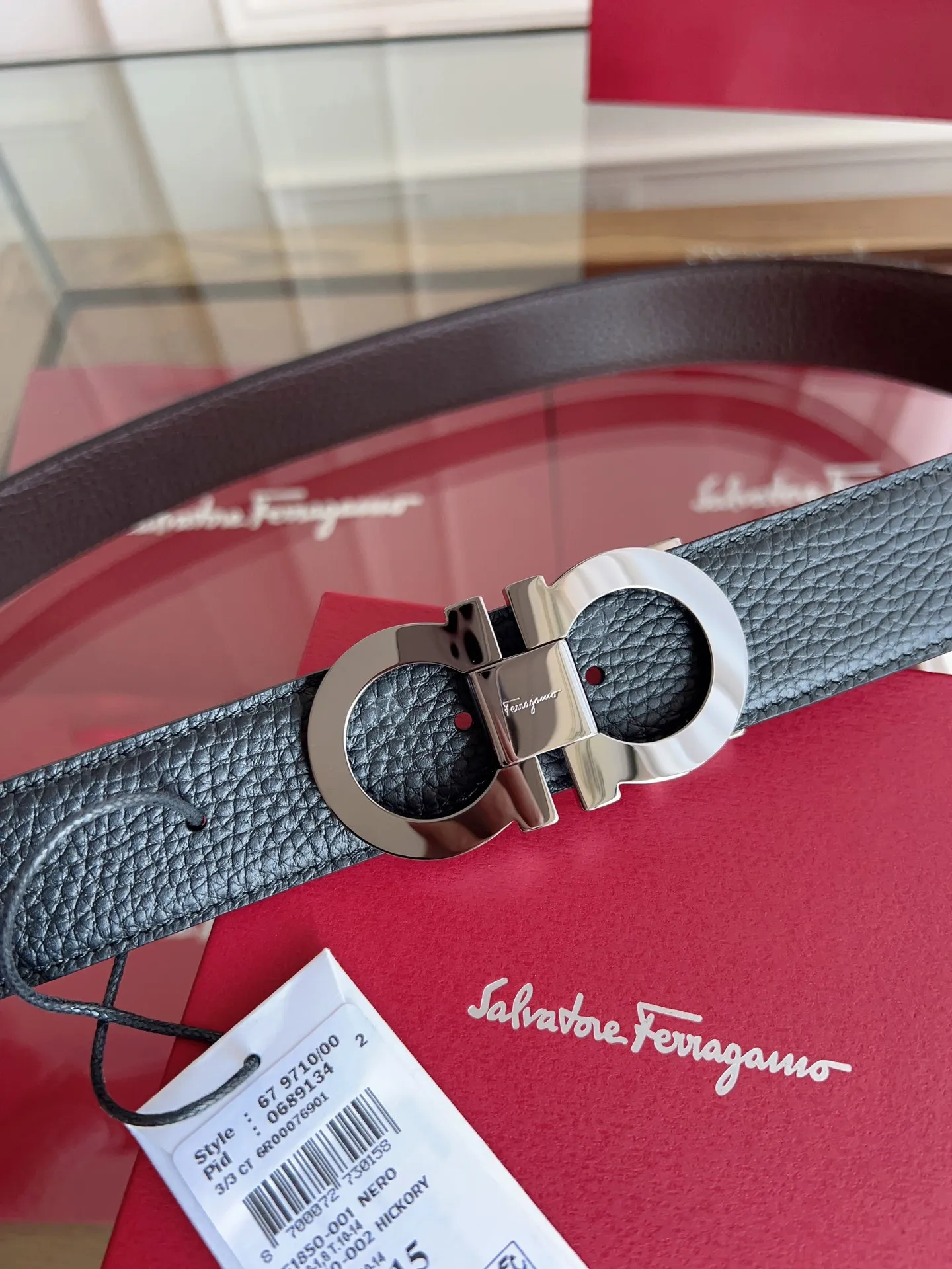 💰440💰Full set of packaging💰 💍Purchase grade Ferragamo 3.5cm⚡️🌹Original leather. Precision brass hardware upgraded version nfc chip, genuine factory IP plating! Original match