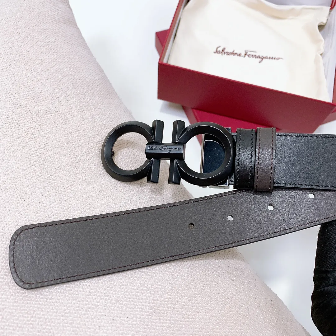 💰440💰Full set of packaging💰 💍Purchase grade Ferragamo 3.5cm original leather. Precision brass hardware upgraded version nfc chip, genuine factory IP plating! Original match