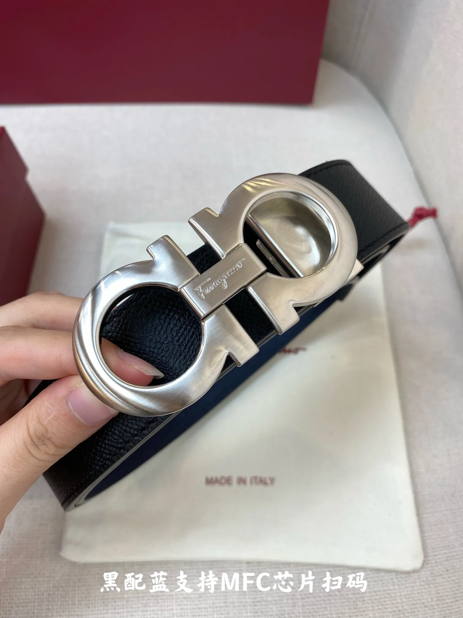 💰440💰Full package💰 💍Purchasing agent Ferragamo⚡️🌹3.5cm high-end customized men's belt, double-sided imported cowhide, you can choose to match it. Genuine material, very textured, fashionable and classic without losing style, can be cut by yourself