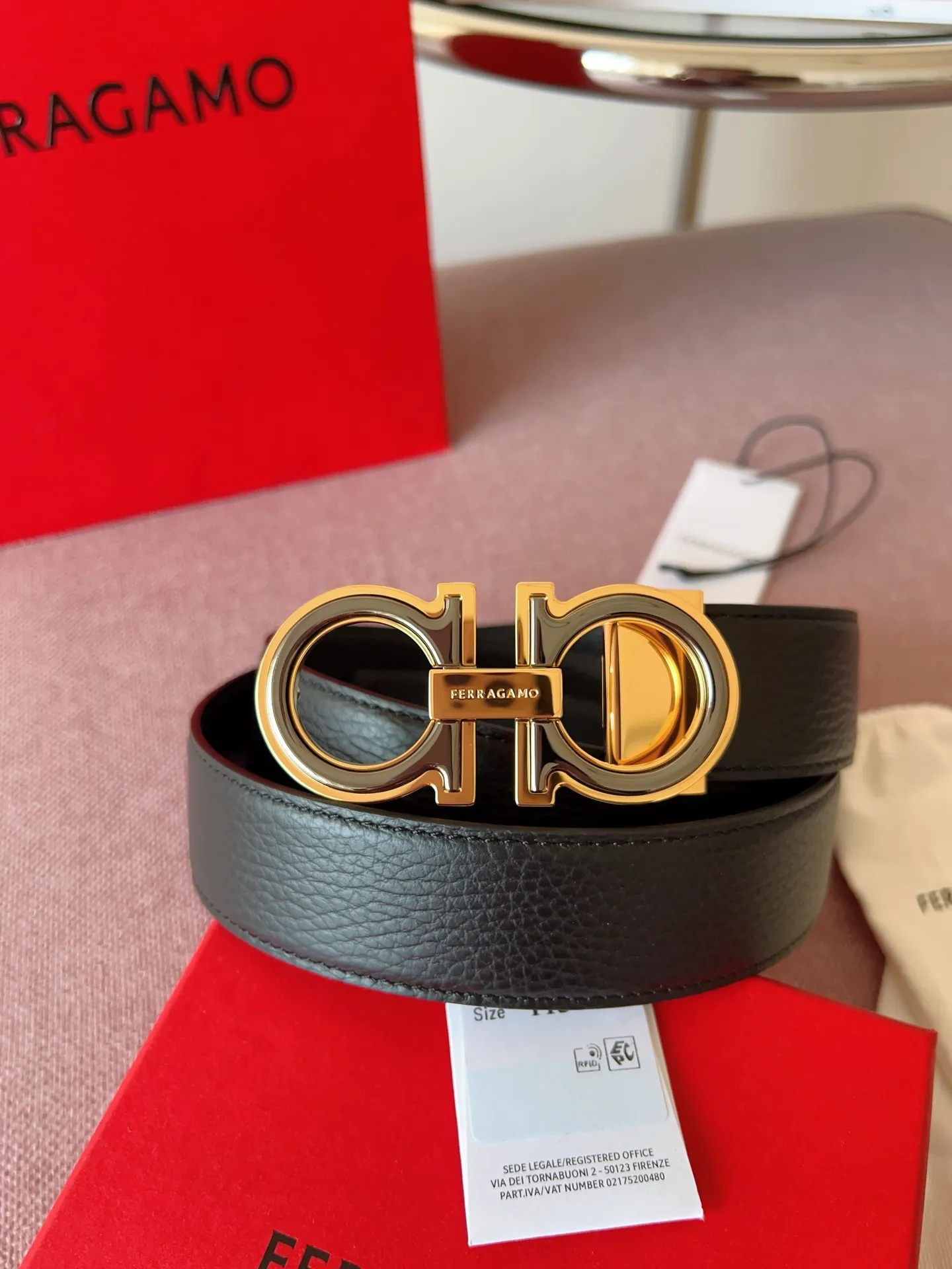 💰460💰Full package💰 💍Purchasing-grade Ferragamo⚡️🌹3.5cm original leather. Precision brass hardware upgraded version genuine factory IP plating! Original match,
