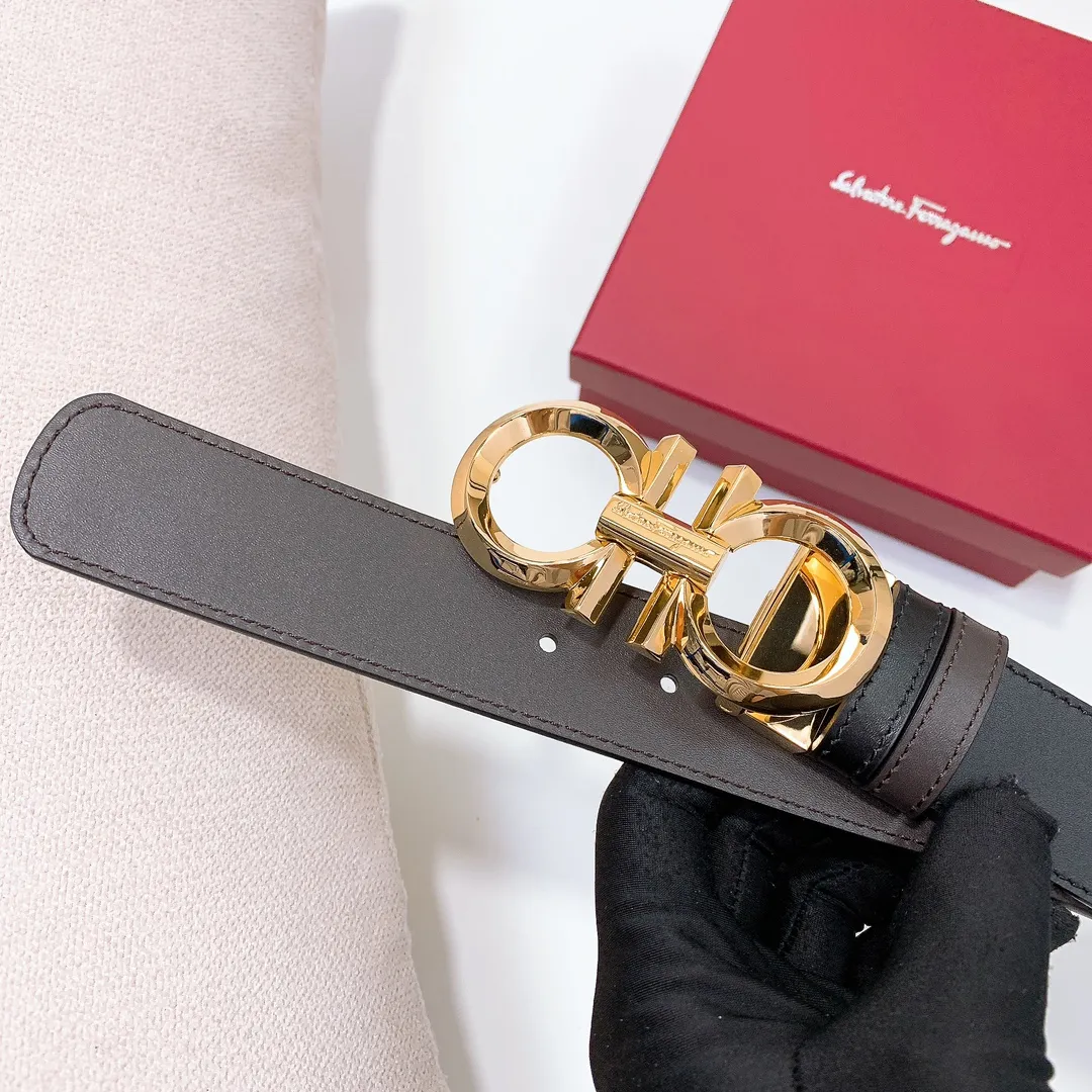 💰440💰Full set of packaging💰 💍Purchase grade Ferragamo 3.5cm original leather. Precision brass hardware upgraded version nfc chip, genuine factory IP plating! Original match
