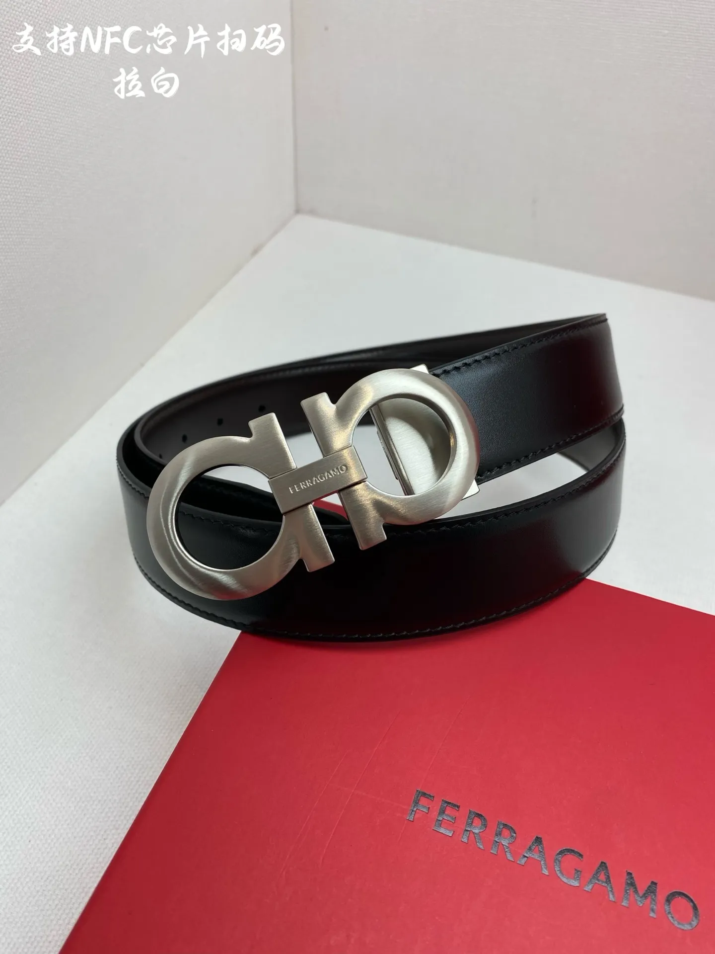 💰440💰Full package💰 💍Purchasing agent Ferragamo⚡️🌹3.5cm high-end customized men's belt, double-sided imported cowhide, you can choose to match it. Genuine material, very textured, fashionable and classic without losing style, can be cut by yourself