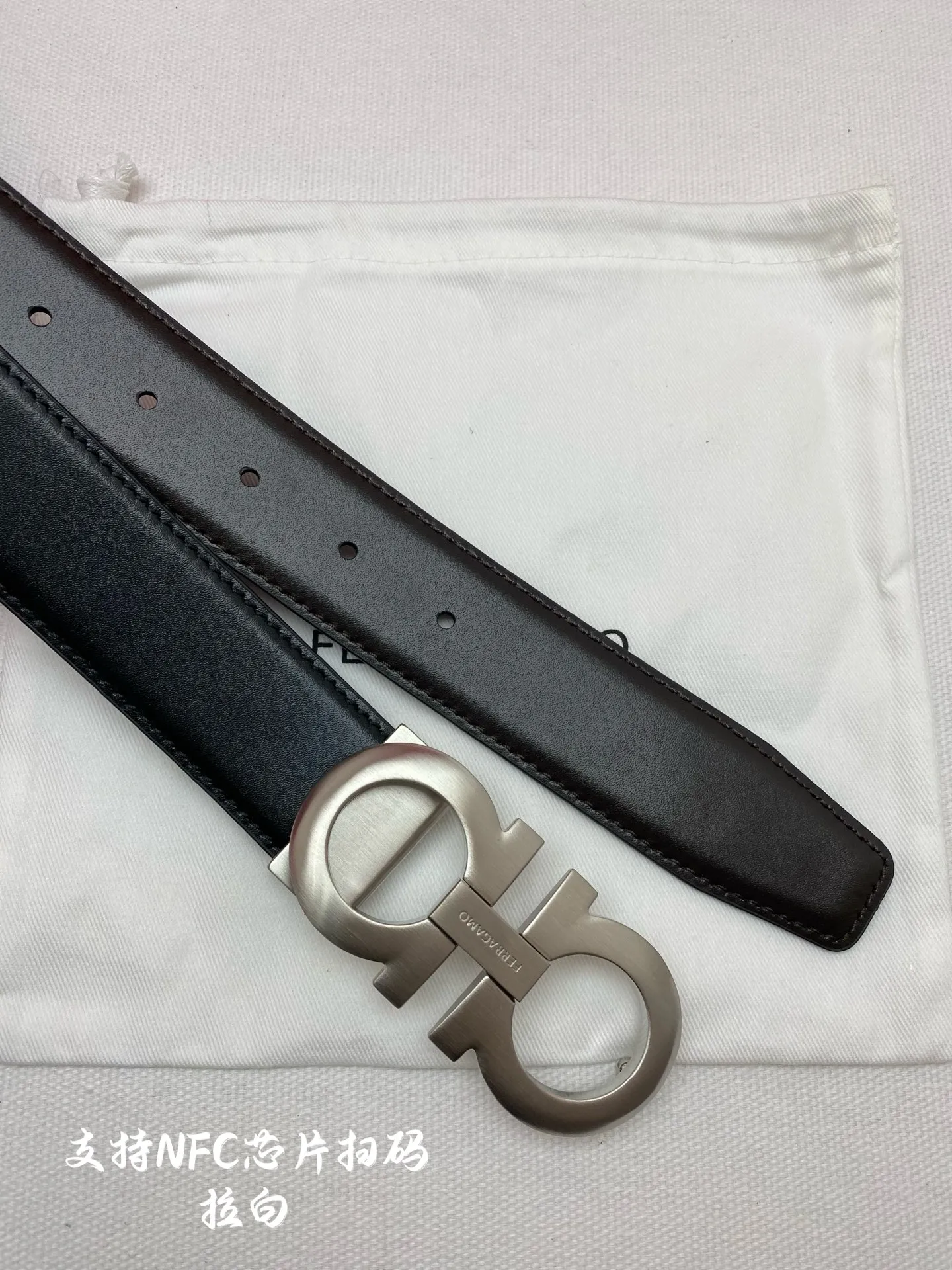 💰440💰Full package💰 💍Purchasing agent Ferragamo⚡️🌹3.5cm high-end customized men's belt, double-sided imported cowhide, you can choose to match it. Genuine material, very textured, fashionable and classic without losing style, can be cut by yourself