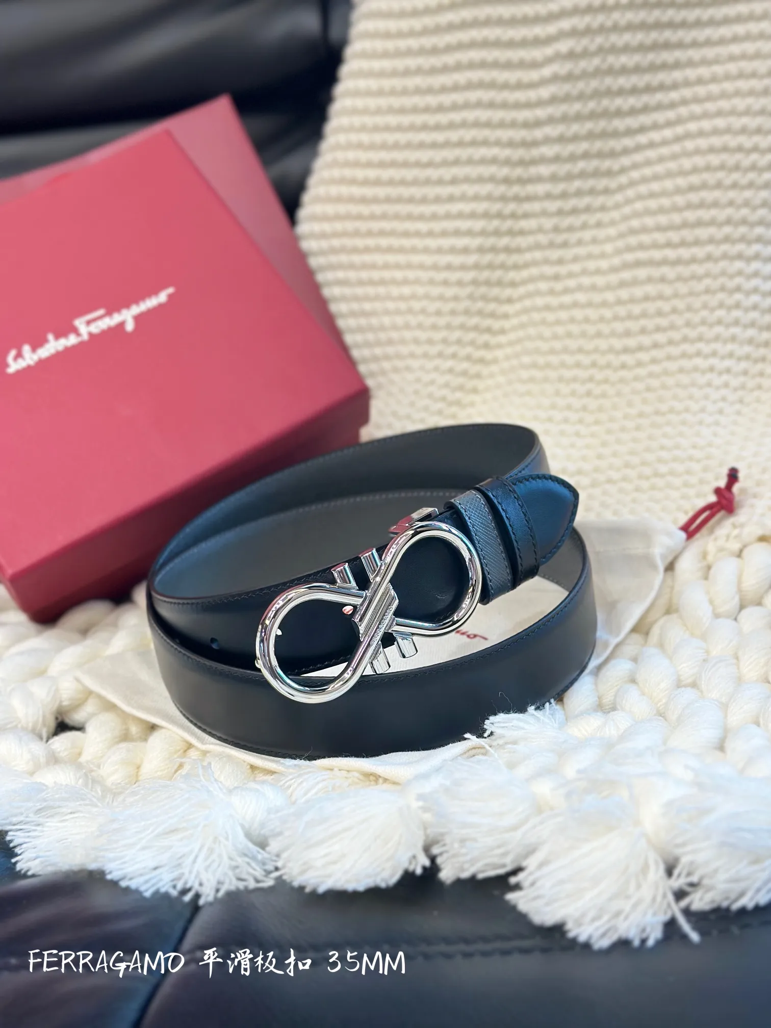 💰480💰Full package💰 💍Purchasing-grade FERRAGAMO⚡️🌹Smooth buckle belt 35MM wide⚡️🌹Double-sided imported first-layer cowhide, comfortable to the touch⚡️🌹Free cutting design