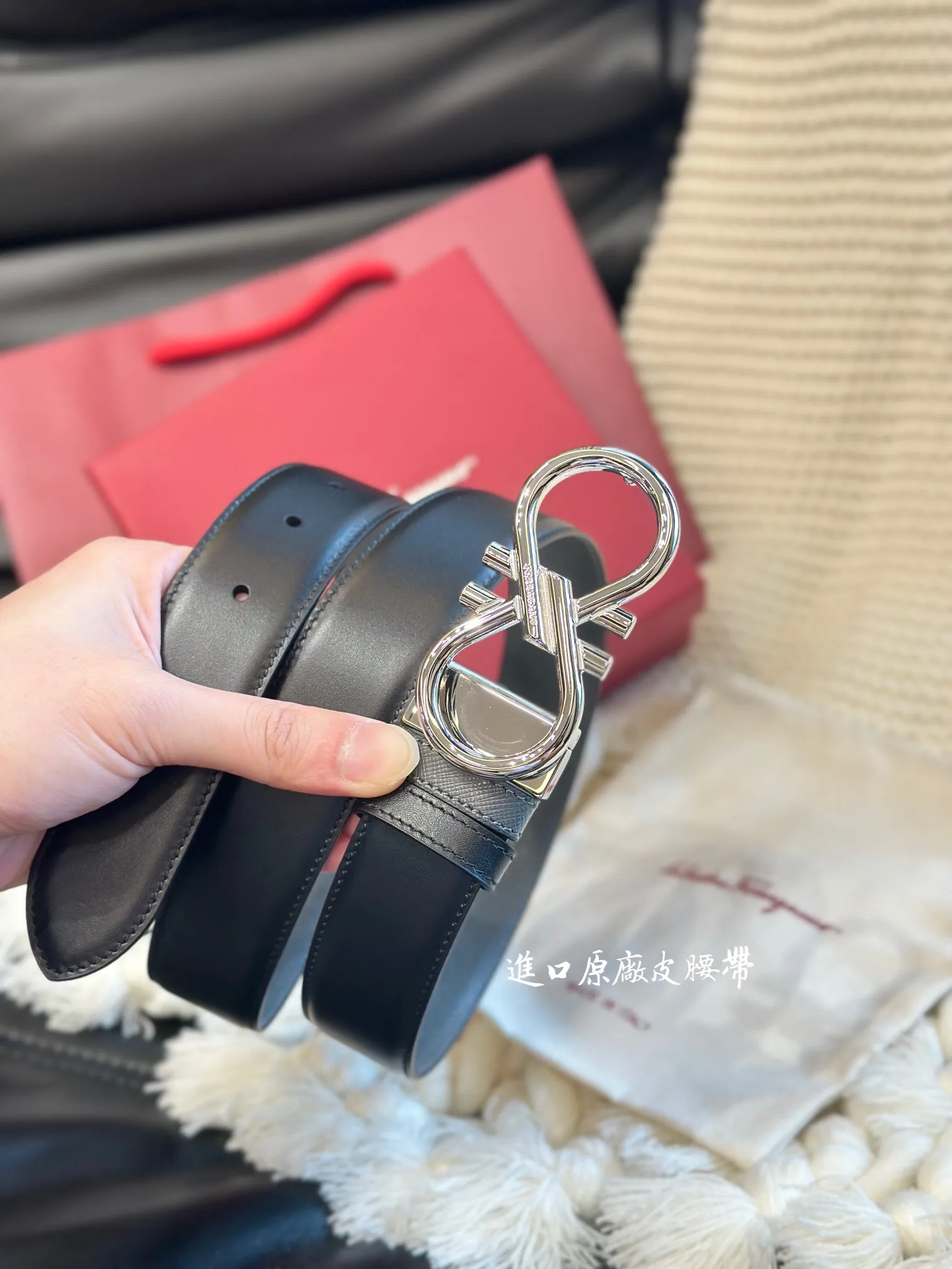💰480💰Full package💰 💍Purchasing-grade FERRAGAMO⚡️🌹Smooth buckle belt 35MM wide⚡️🌹Double-sided imported first-layer cowhide, comfortable to the touch⚡️🌹Free cutting design