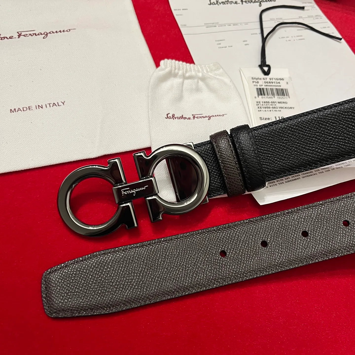 💰440💰Complete package💰 💍Purchasing-grade Ferragamo⚡️🌹Supports NXP chip scanning Double-sided Italian original leather Non-market ordinary version Exquisite palladium-plated buckle Width 3.5cm The belt is adjustable and can be cut as needed to achieve a slim fit