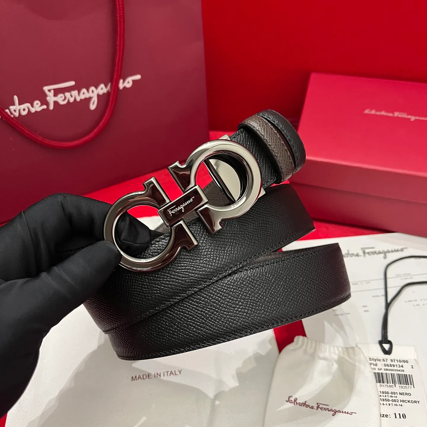 💰440💰Complete package💰 💍Purchasing-grade Ferragamo⚡️🌹Supports NXP chip scanning Double-sided Italian original leather Non-market ordinary version Exquisite palladium-plated buckle Width 3.5cm The belt is adjustable and can be cut as needed to achieve a slim fit