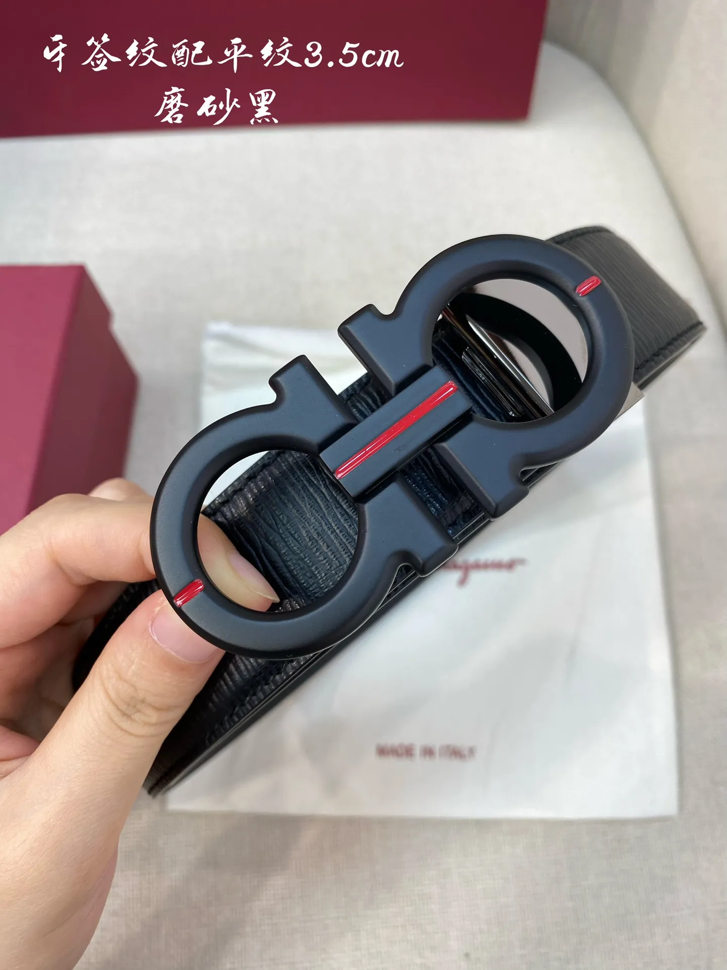 💰460💰Full package💰 💍Purchase level Ferragamo⚡️🌹3.5cm high-end customized men’s belt ⚡️🌹Double-sided imported cowhide, you can choose and match it by yourself, real materials, very textured⚡️🌹Fashionable and classic without losing style, you can cut it by yourself