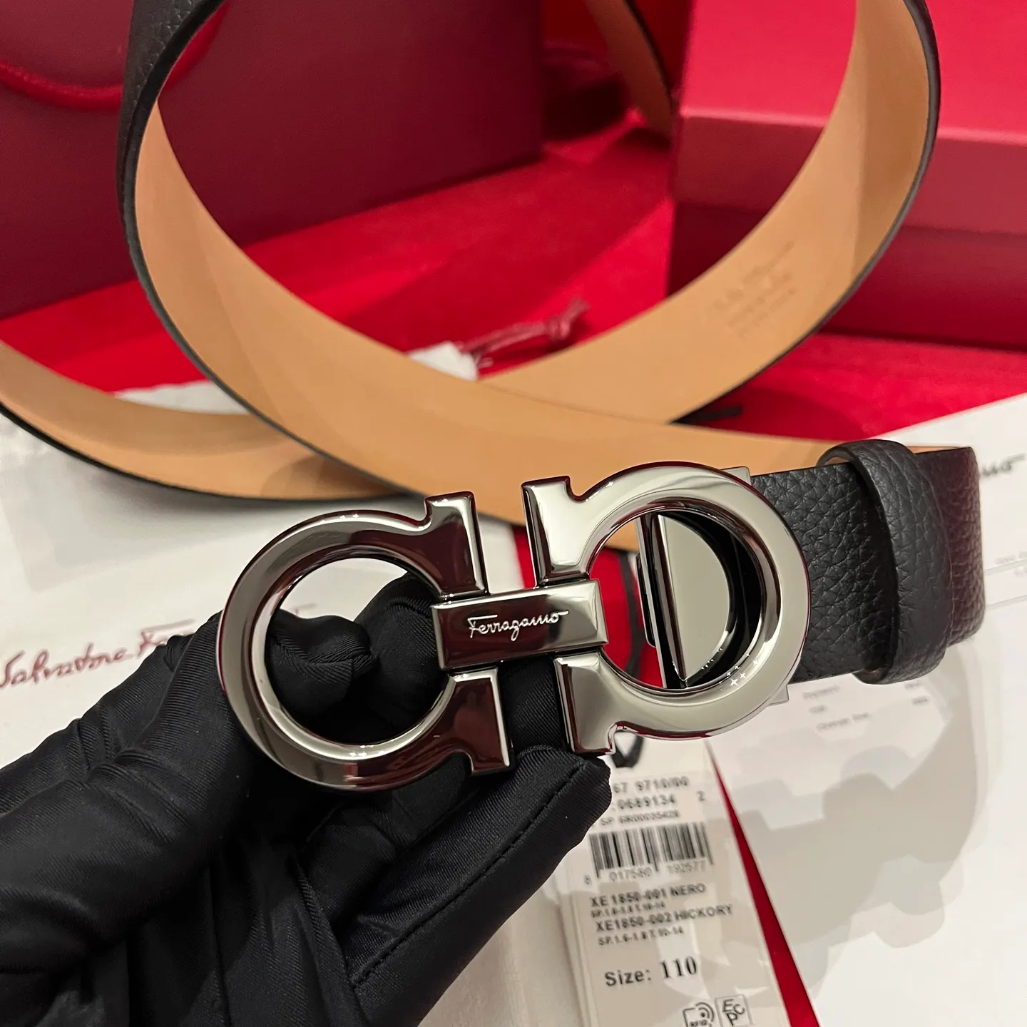 💰440💰Complete package💰 💍Purchasing-grade Ferragamo⚡️🌹Supports NXP chip scanning Double-sided Italian original leather Non-market ordinary version Exquisite palladium-plated buckle Width 3.5cm The belt is adjustable and can be cut as needed to achieve a slim fit