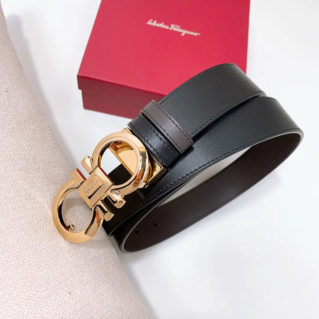 💰440💰Full set of packaging💰 💍Purchase grade Ferragamo 3.5cm original leather. Precision brass hardware upgraded version nfc chip, genuine factory IP plating! Original match