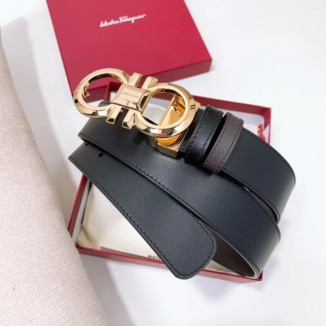 💰440💰Full set of packaging💰 💍Purchase grade Ferragamo 3.5cm original leather. Precision brass hardware upgraded version nfc chip, genuine factory IP plating! Original match