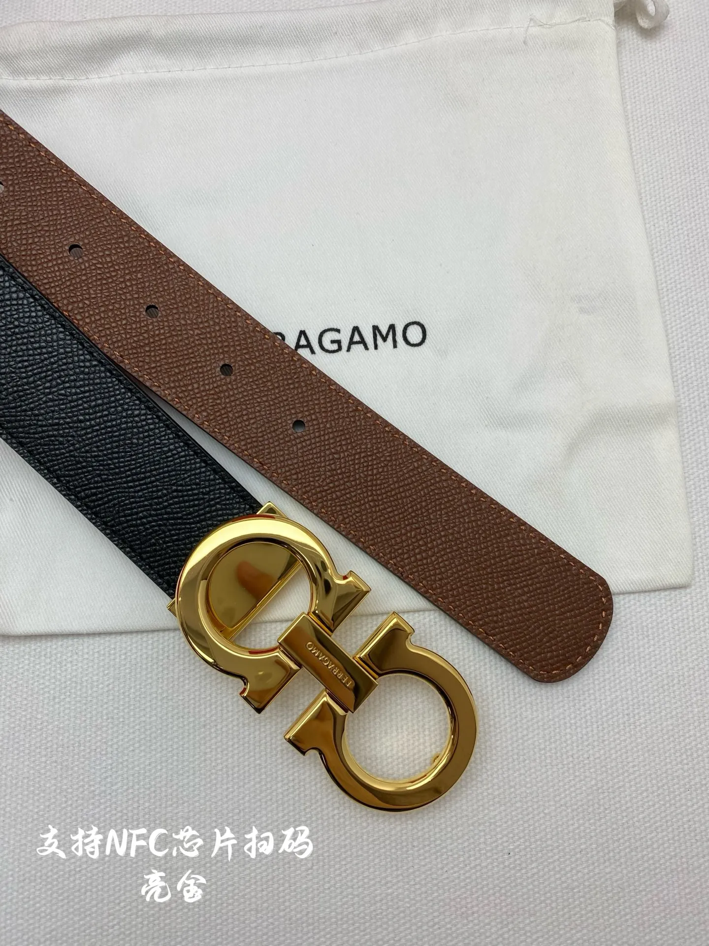 💰440💰Full package💰 💍Purchasing agent Ferragamo⚡️🌹3.5cm high-end customized men's belt Double-sided imported cowhide⚡️🌹Choose and match by yourself Genuine materials Very textured Fashionable and classic without losing style You can cut it by yourself!