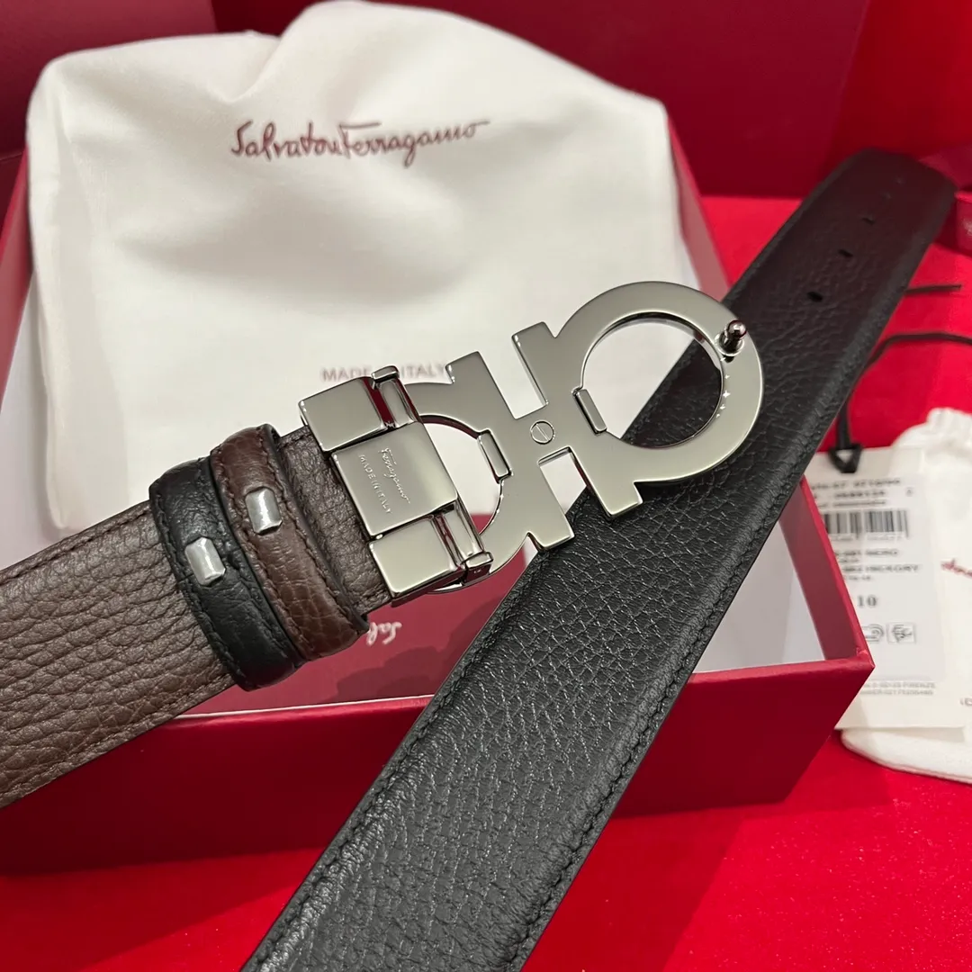 💰440💰Full package💰 💍Purchase level <Ferragamo> Ferragamo⚡️🌹Supports NXP chip scanning⚡️🌹Double-sided Italian imported original lychee pattern Non-market ordinary version Exquisite palladium-plated buckle⚡️🌹Width 35mm The belt is adjustable and can be cut as needed to achieve a slimming effect. Matches the original packaging of the picture
