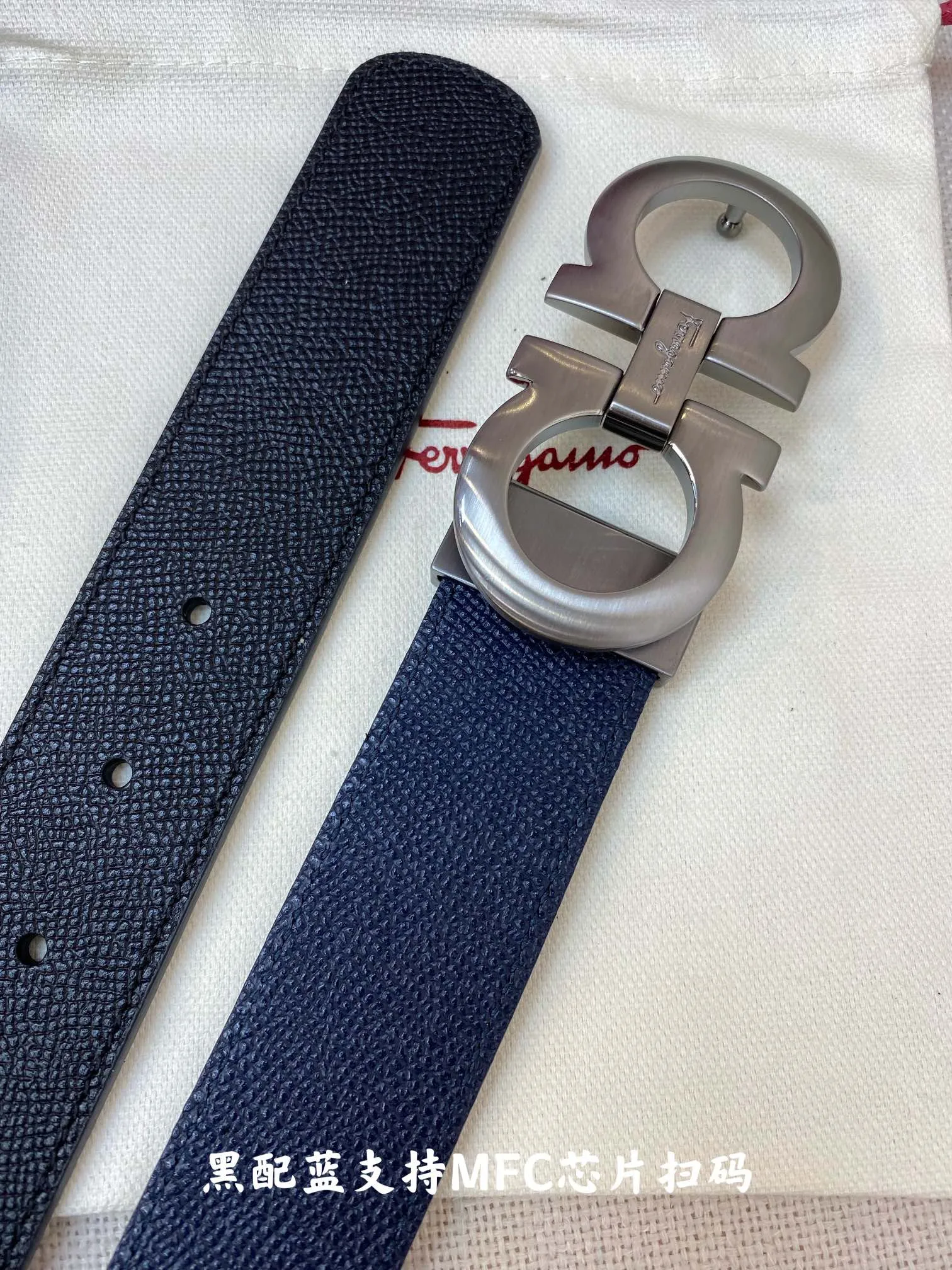 💰440💰Full package💰 💍Purchasing agent Ferragamo⚡️🌹3.5cm high-end customized men's belt, double-sided imported cowhide, you can choose to match it. Genuine material, very textured, fashionable and classic without losing style, can be cut by yourself
