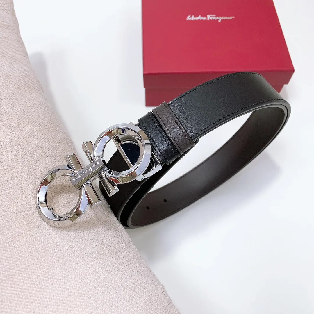 💰440💰Full set of packaging💰 💍Purchase grade Ferragamo 3.5cm original leather. Precision brass hardware upgraded version nfc chip, genuine factory IP plating! Original match