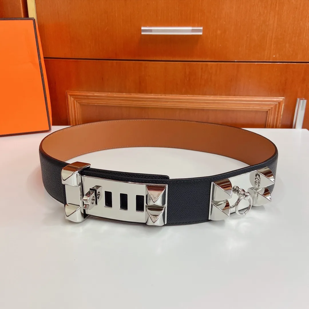 💰680💰Full package💰 💍Purchasing-grade Hermes HERMES 45mm belt and girdle, fine hardware, with plain calfskin, 5-hole adjustment. Sizes 75€ to 100€